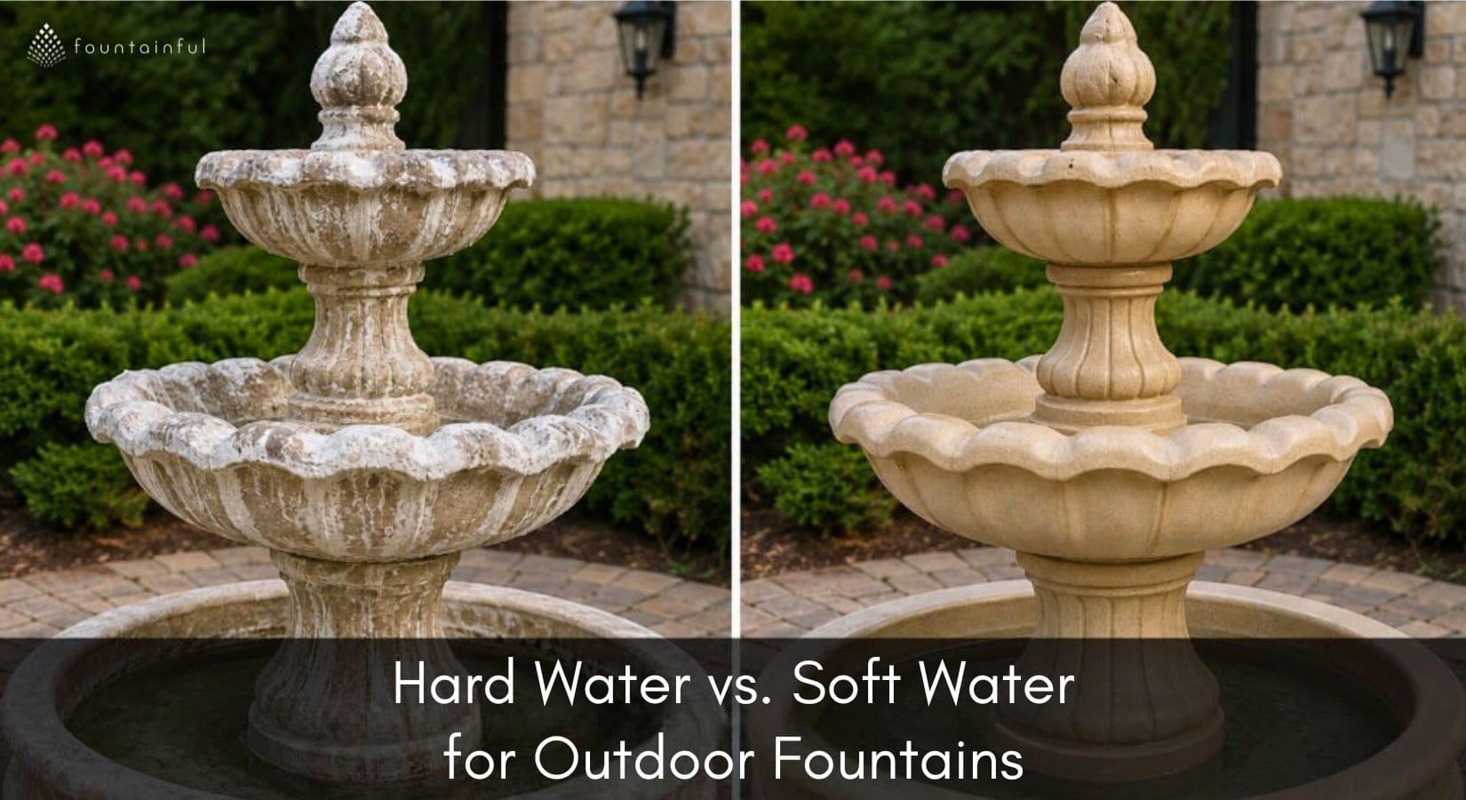 Hard Water vs. Soft Water for Outdoor Fountains - Fountainful