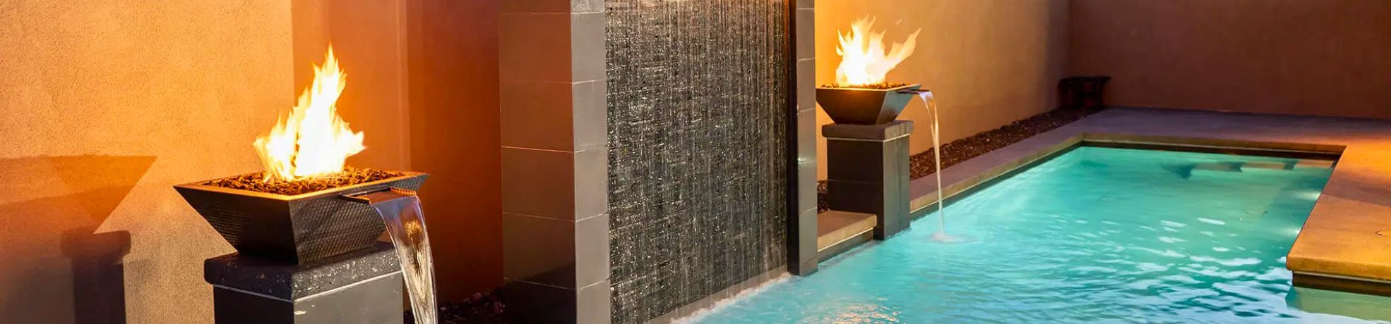 Fire Water Bowls for Pool