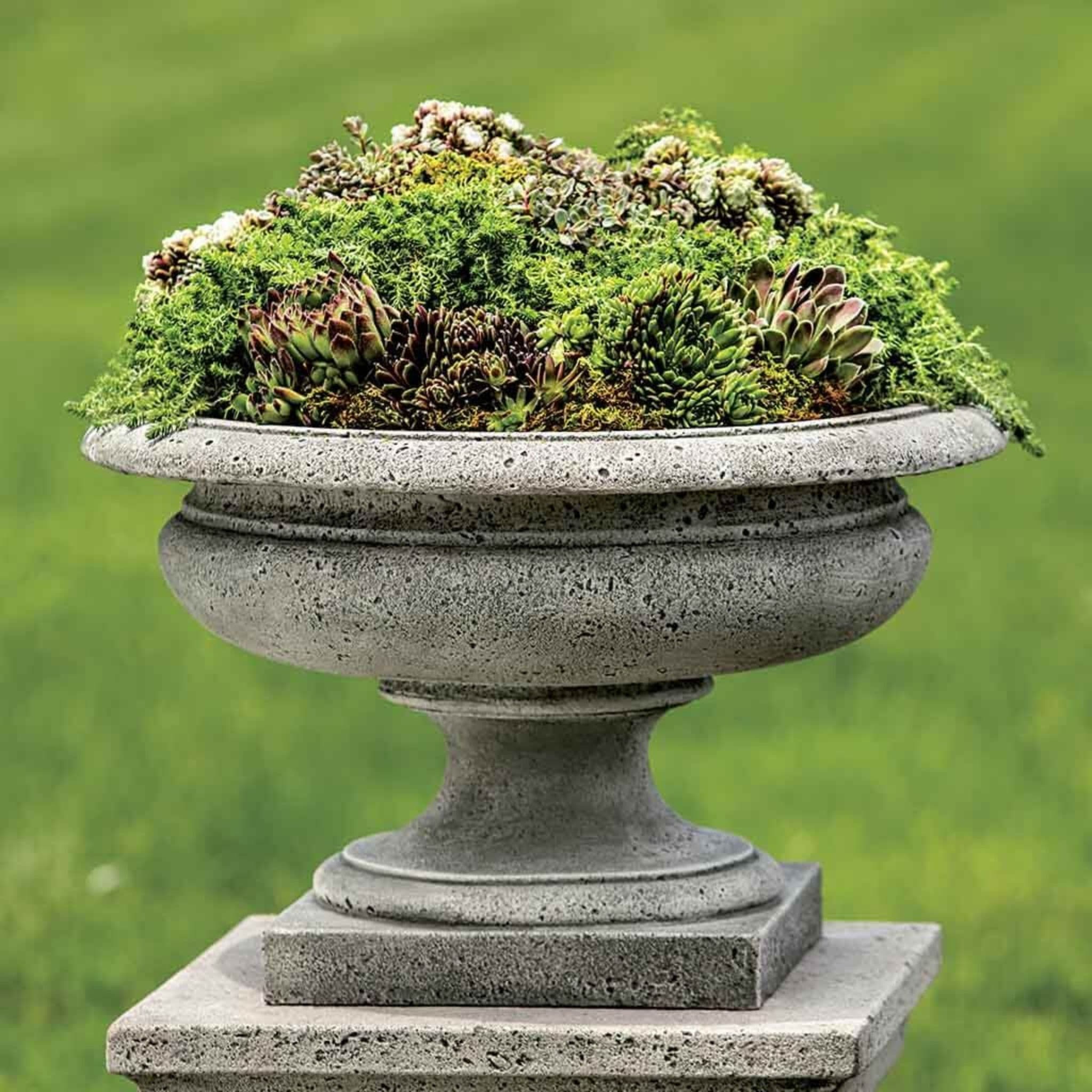 indoor urn planter Campania International Rustic Palazzo Urn