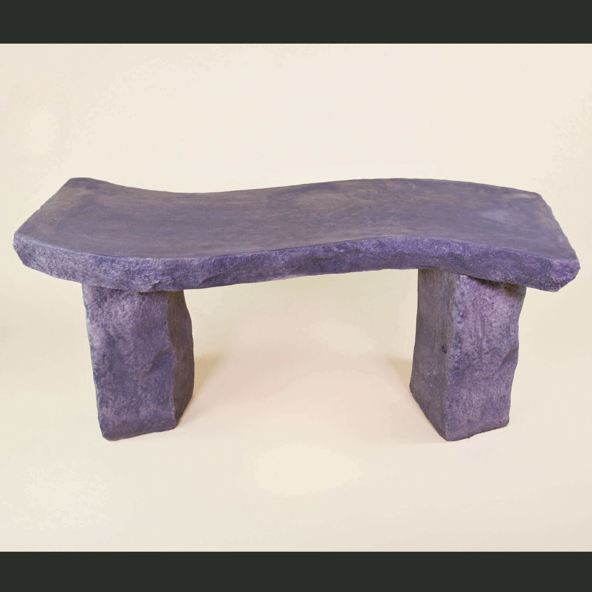 "S" Curve Concrete Garden Bench - Giannini #581