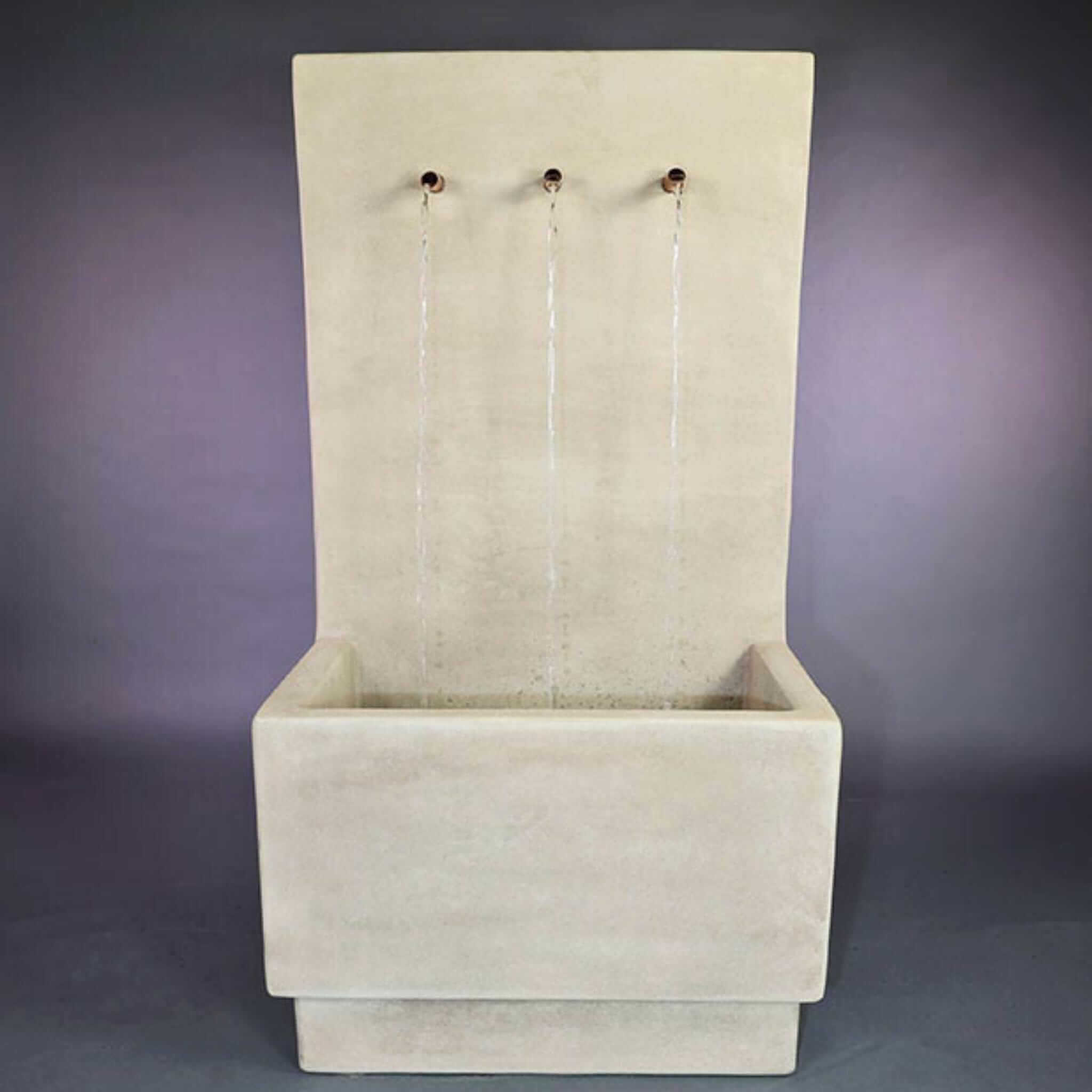 Alta Tribus Concrete Wall Fountain - Giannini #1778