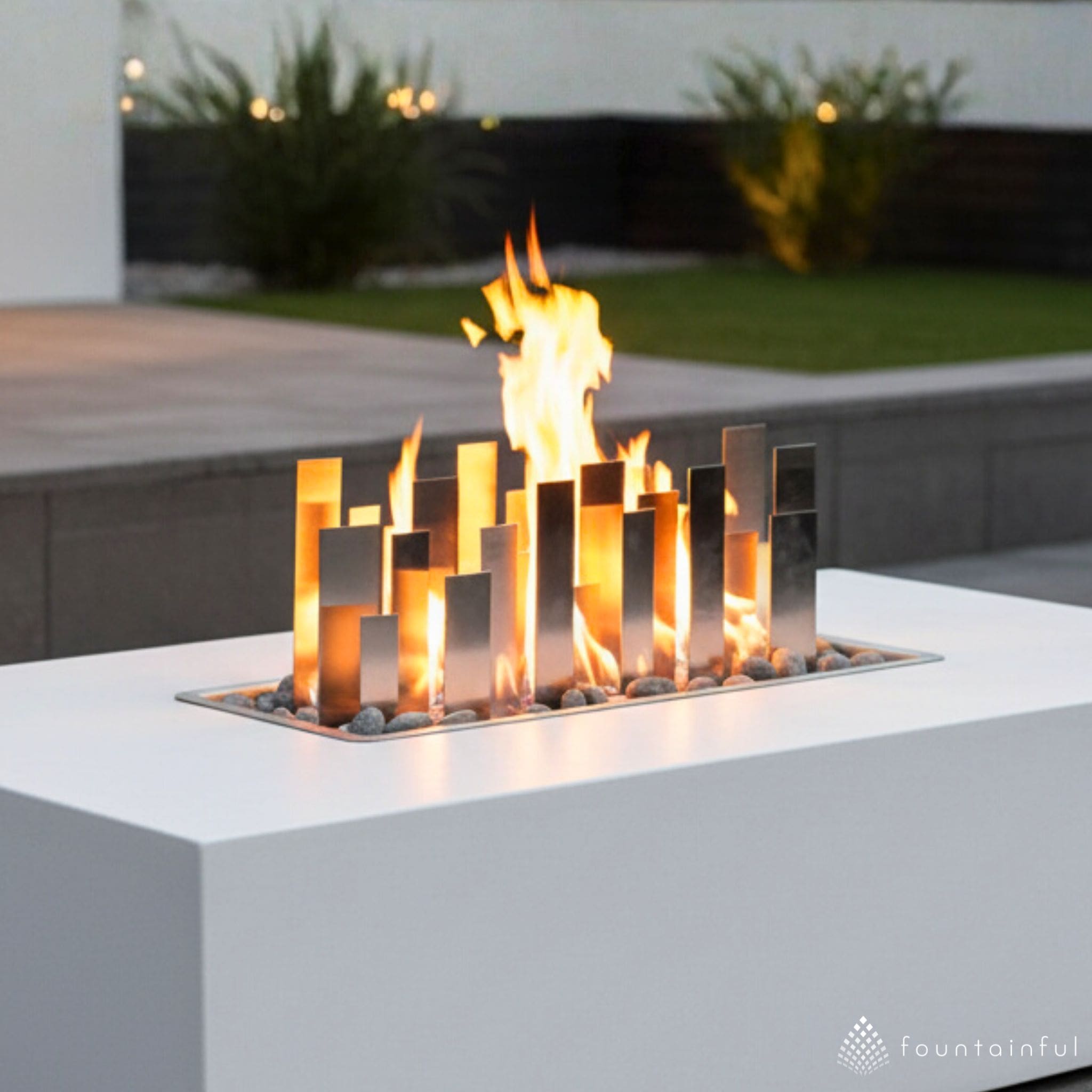 Steel "Genesis" Fire Ornament - Outdoor Plus