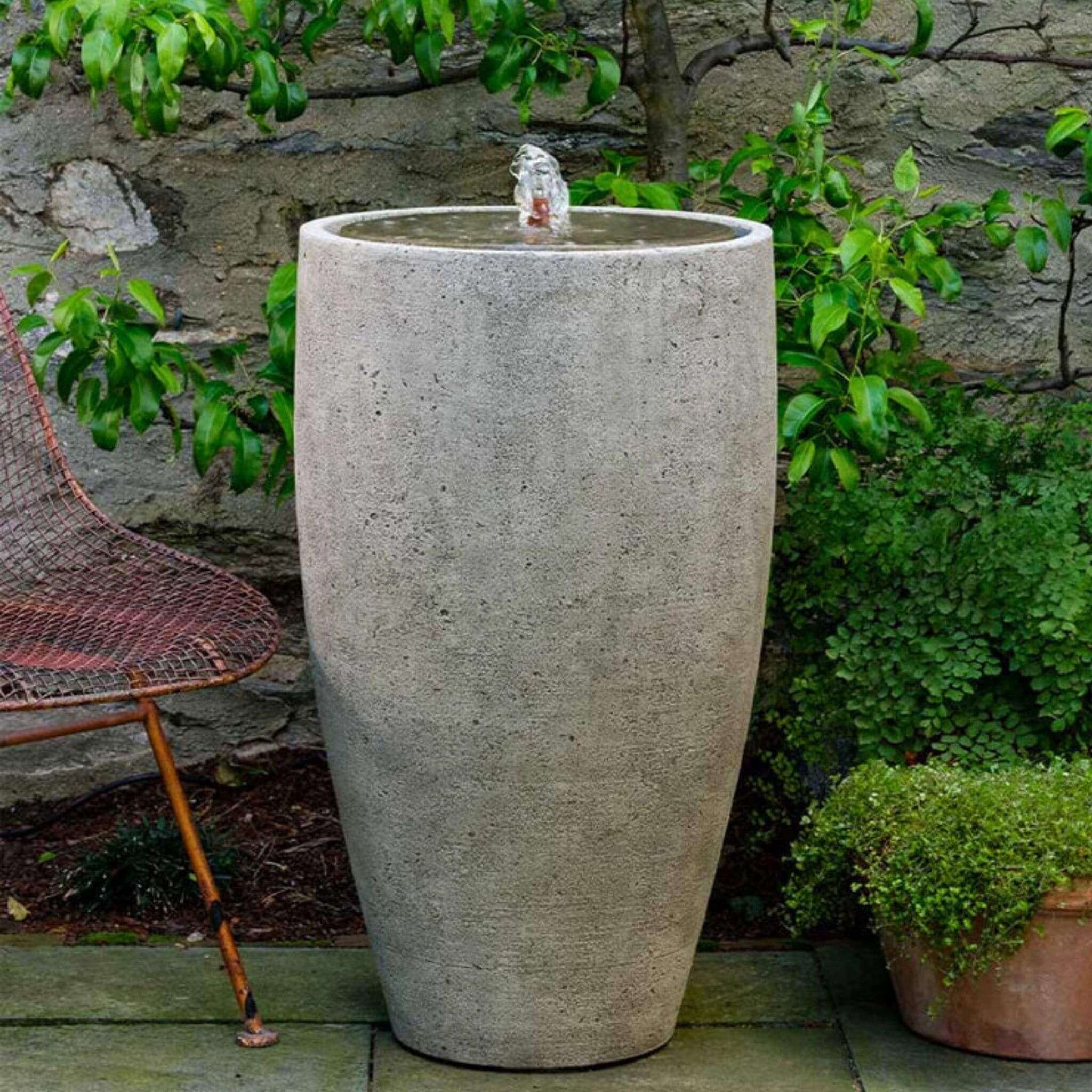 Manzanita Concrete Urn Fountain - Campania #FT367