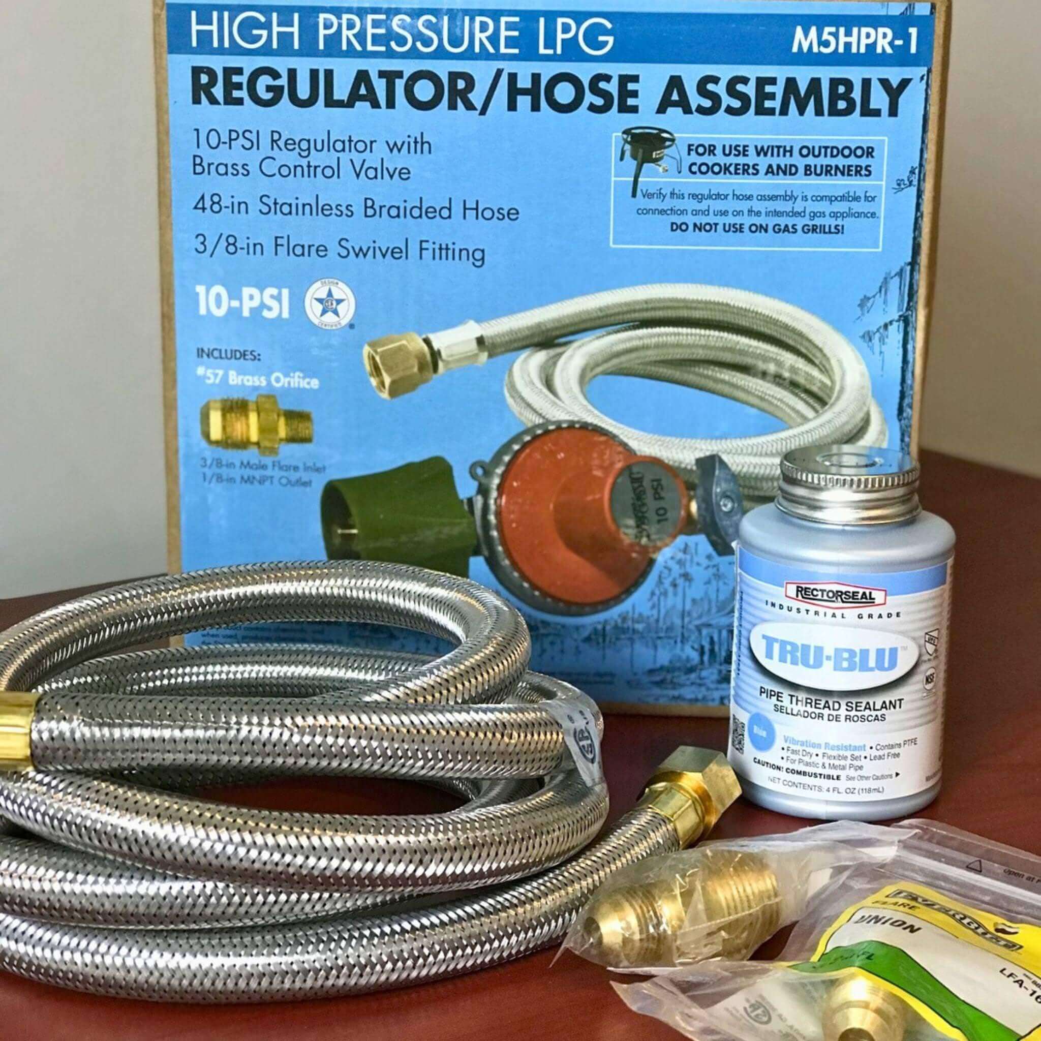 Grill Tank Conversion Kit in Stainless Steel - Fire Pit Art