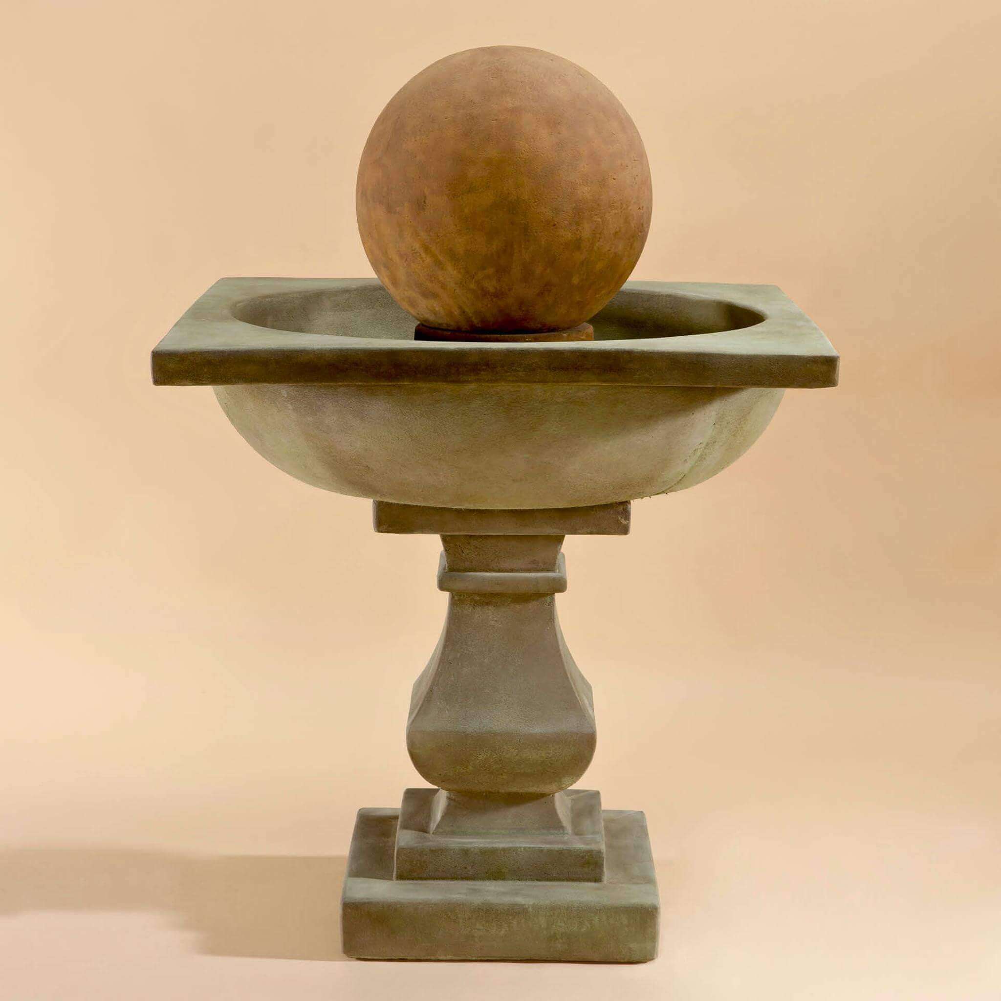 Lunara Two-Tone Concrete Fountain - Giannini #1669