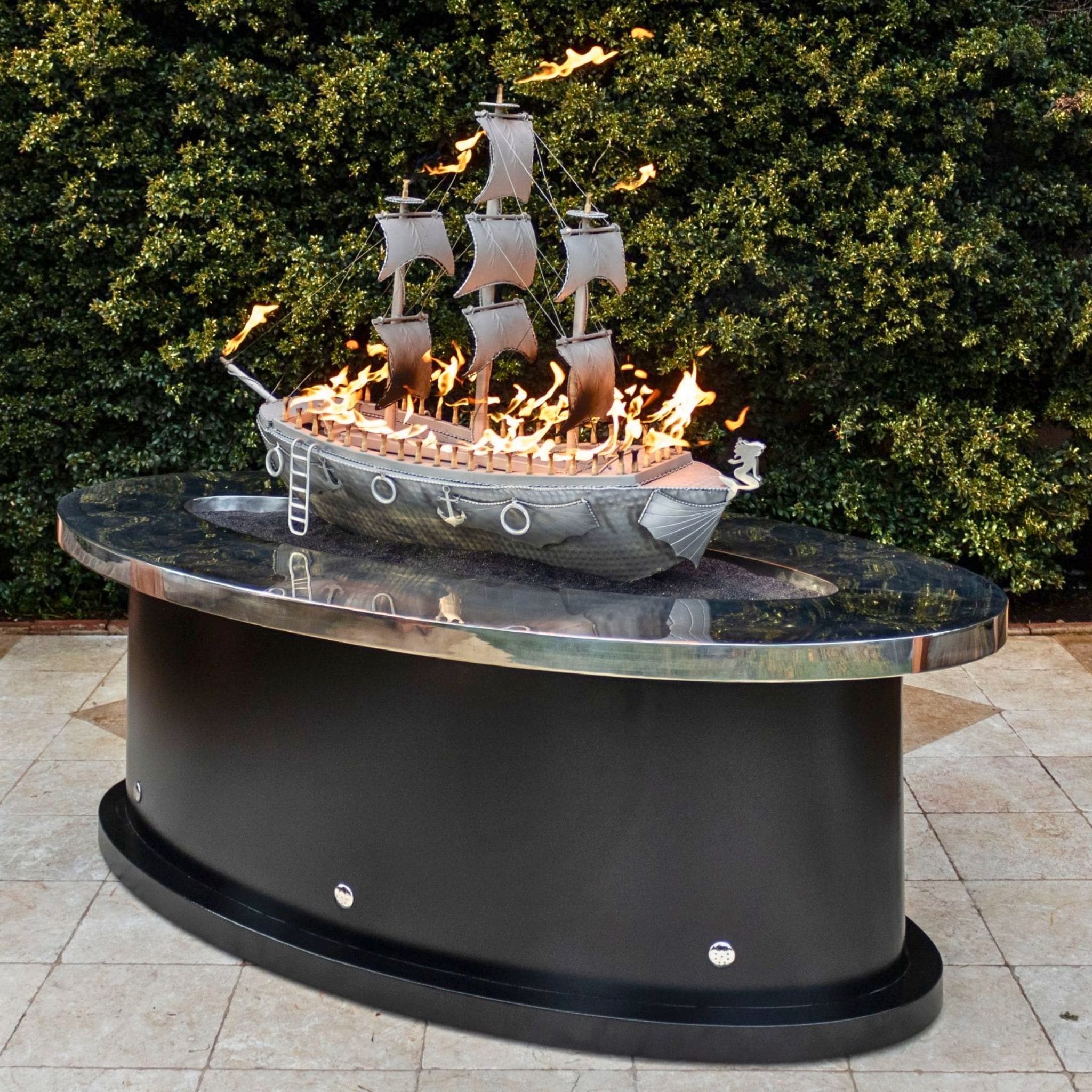 La Pinta Steel Gas Fire Table - Outdoor Plus