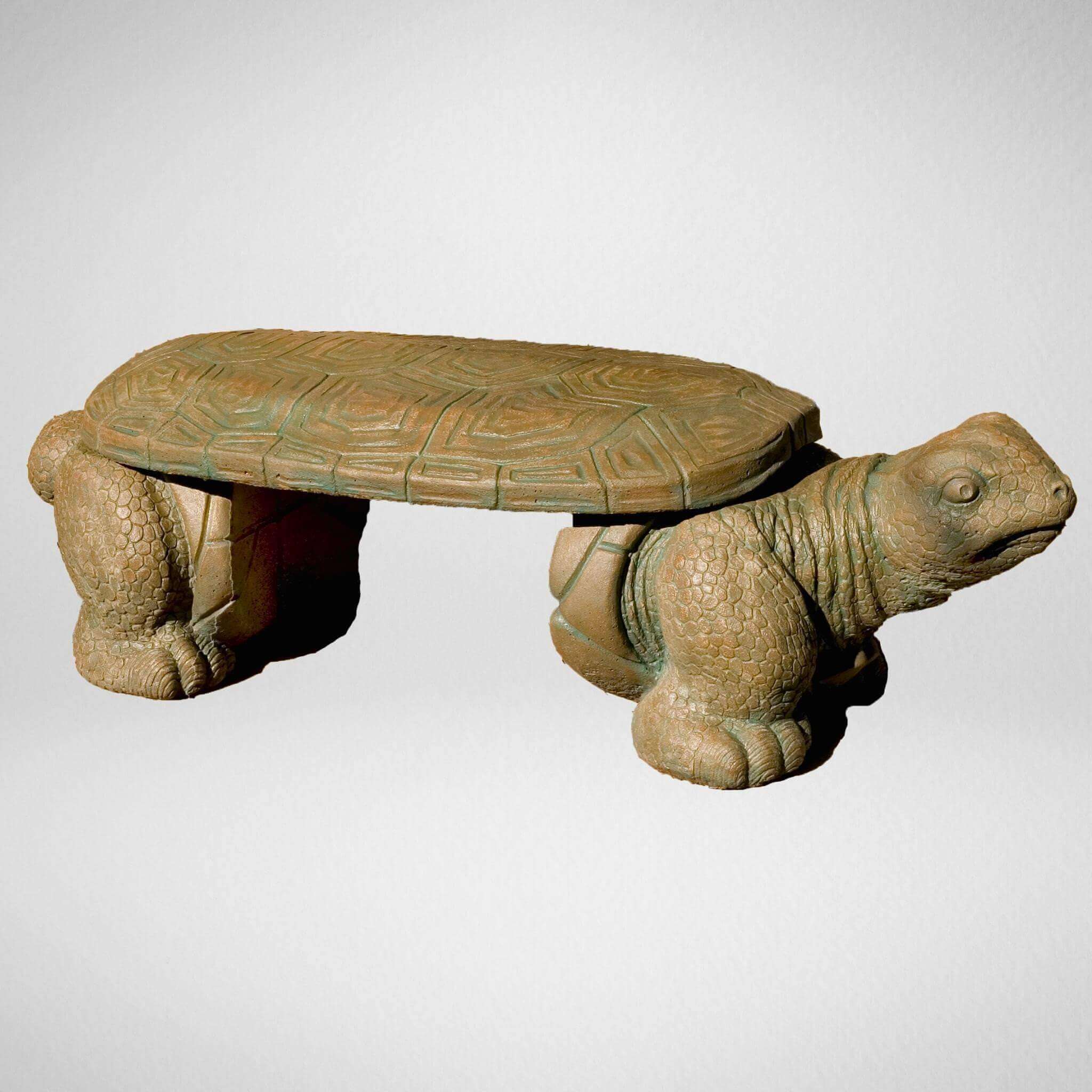 Turtle Concrete Garden Bench - Phoenix Design Cast