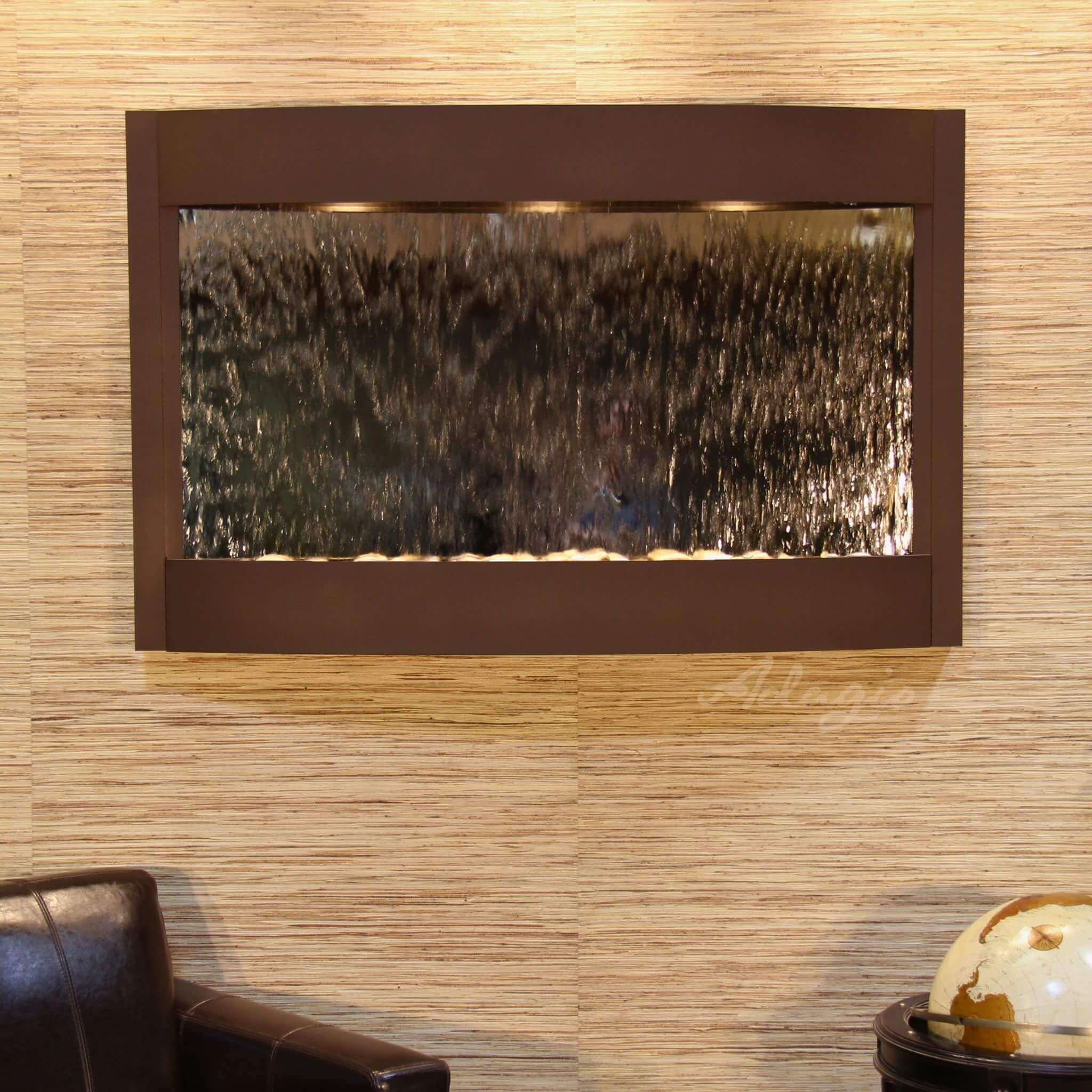 Calming Waters Mounted Water Wall Fountain - Adagio