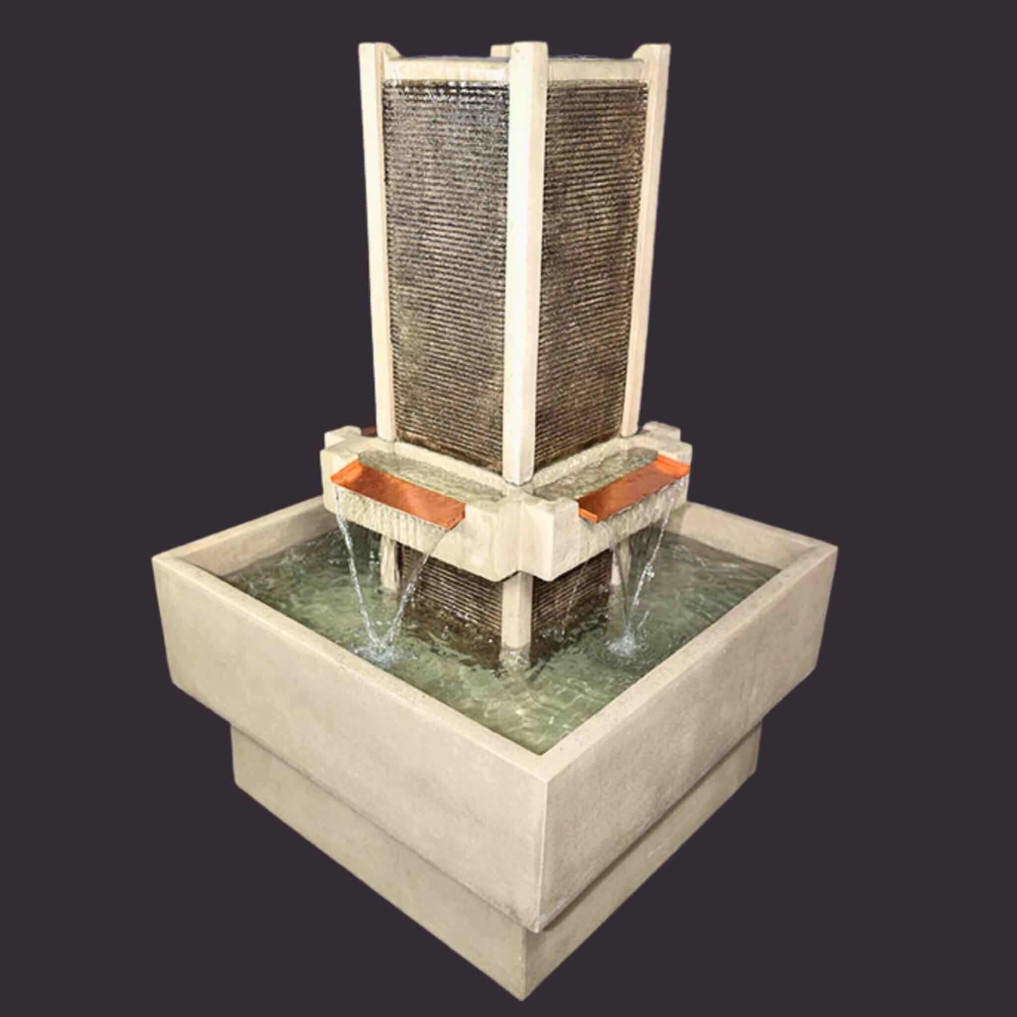 Brentwood Courtyard Concrete Fountain - Giannini #1773