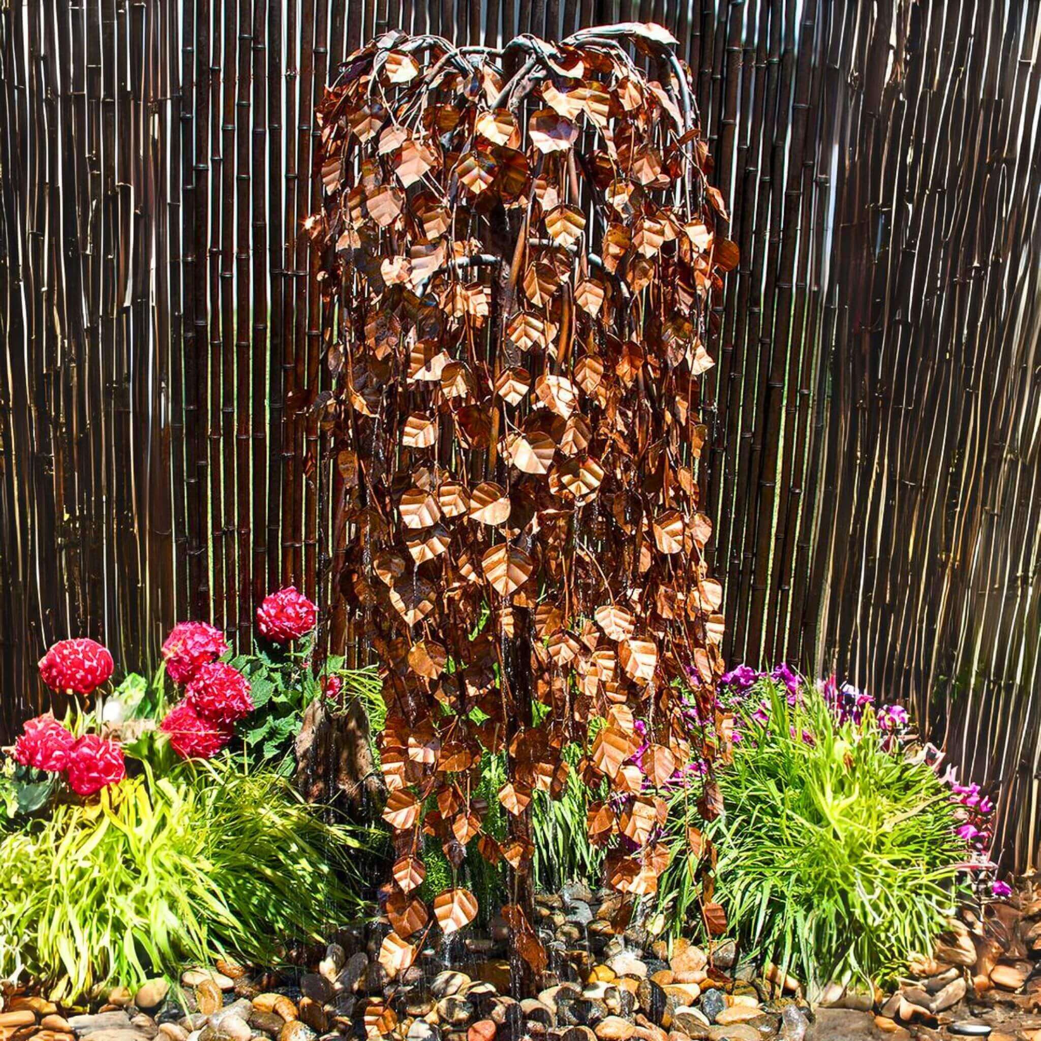 Weeping Elm Copper Fountain Kit - Blue Thumb