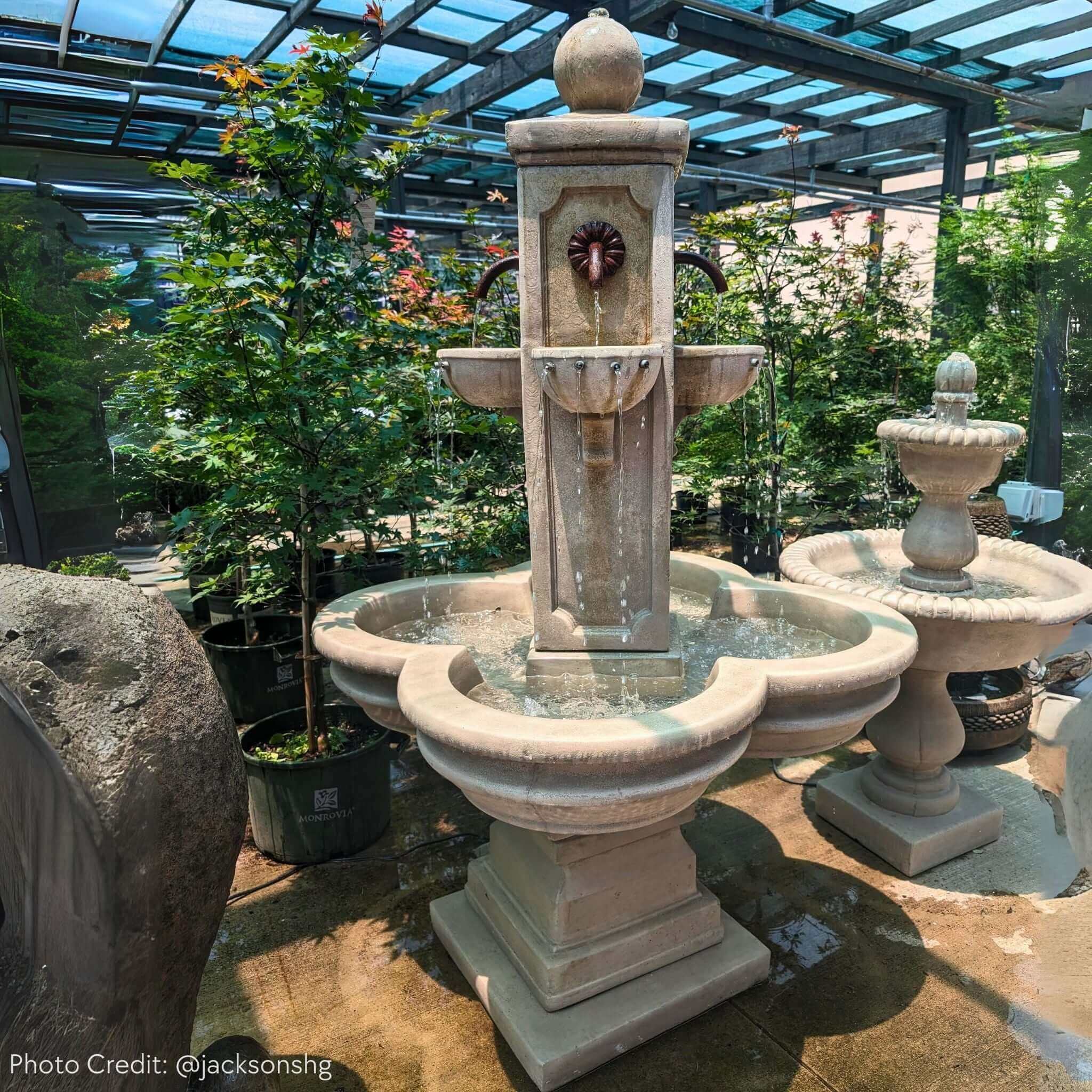 Catalina Terrace Concrete Fountain - Giannini #1722