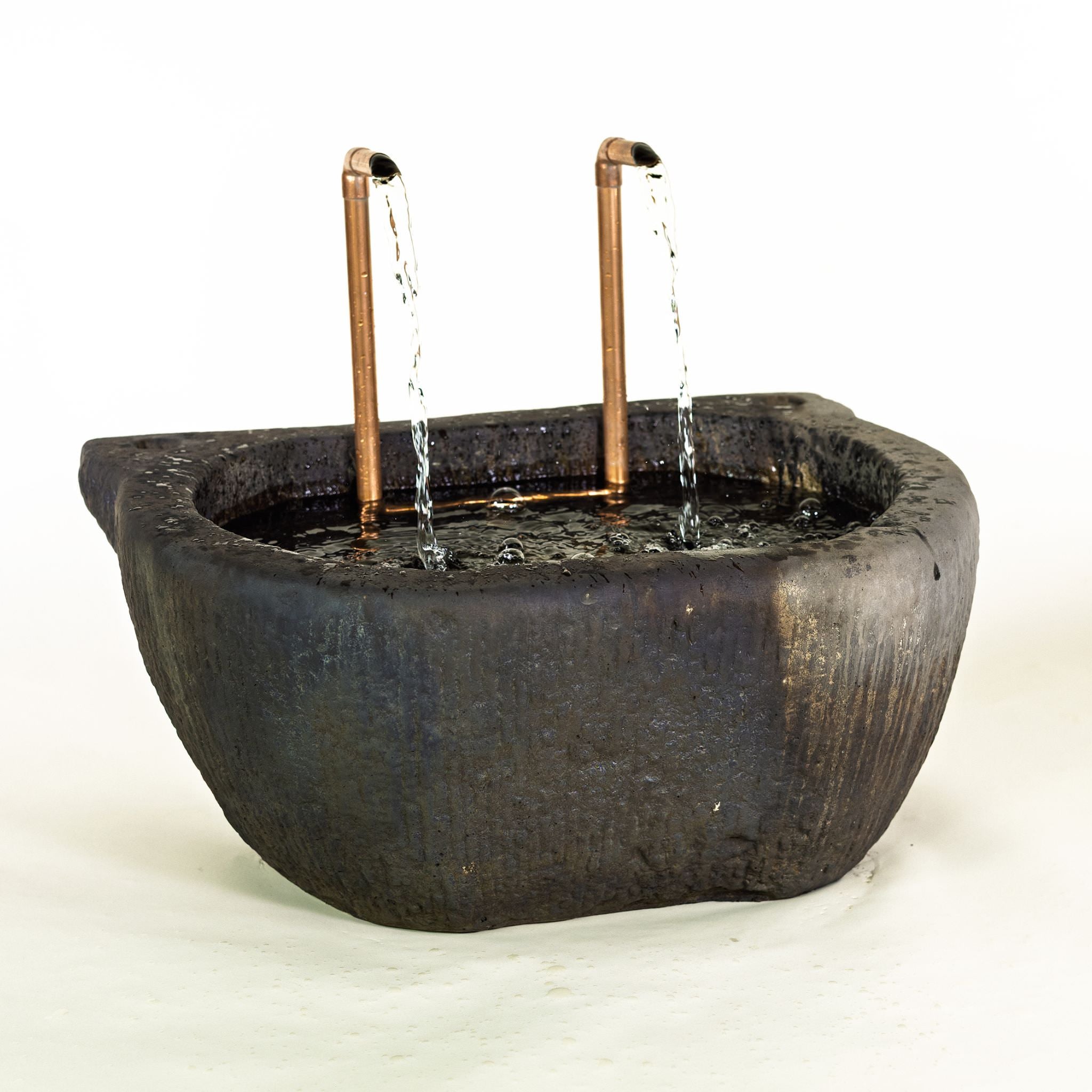 Angeles Concrete Trough Fountain - Giannini #1841