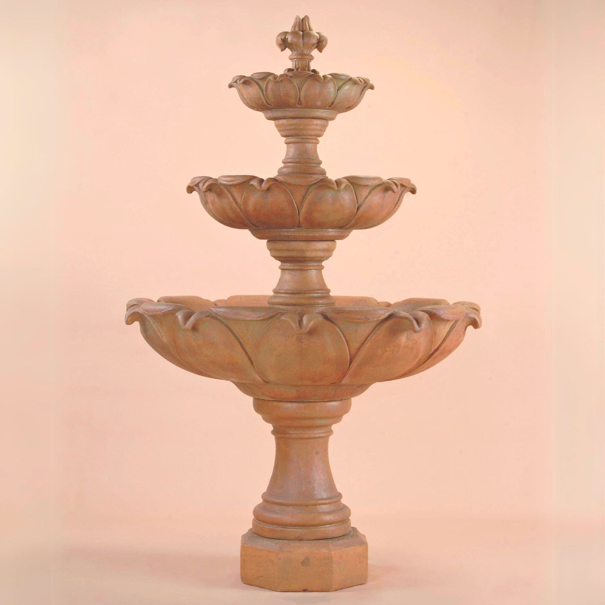 Gardenia 3-Tier Concrete Fountain - Giannini #1213