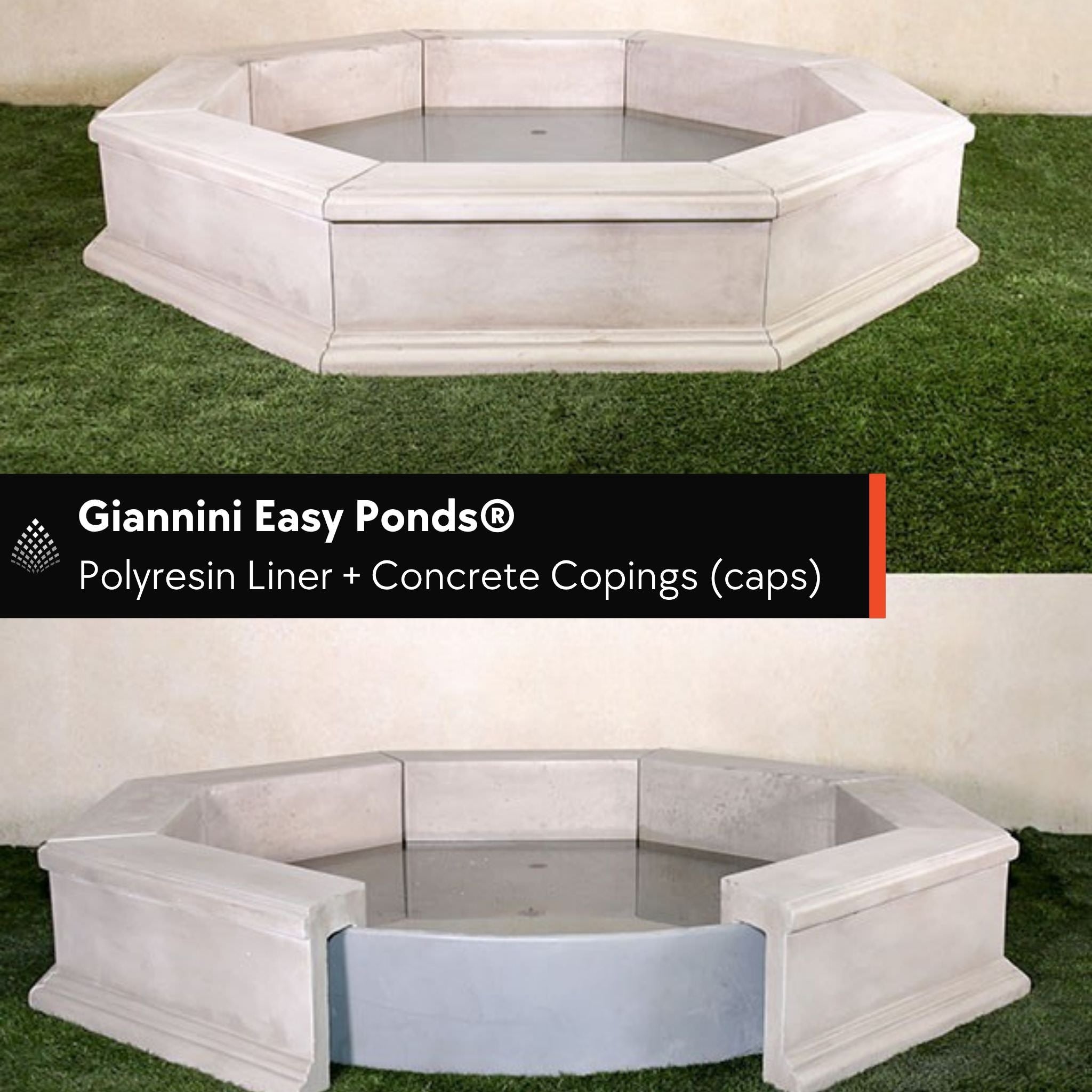 Giannini Octavius Easy Pond® Fountain Basin