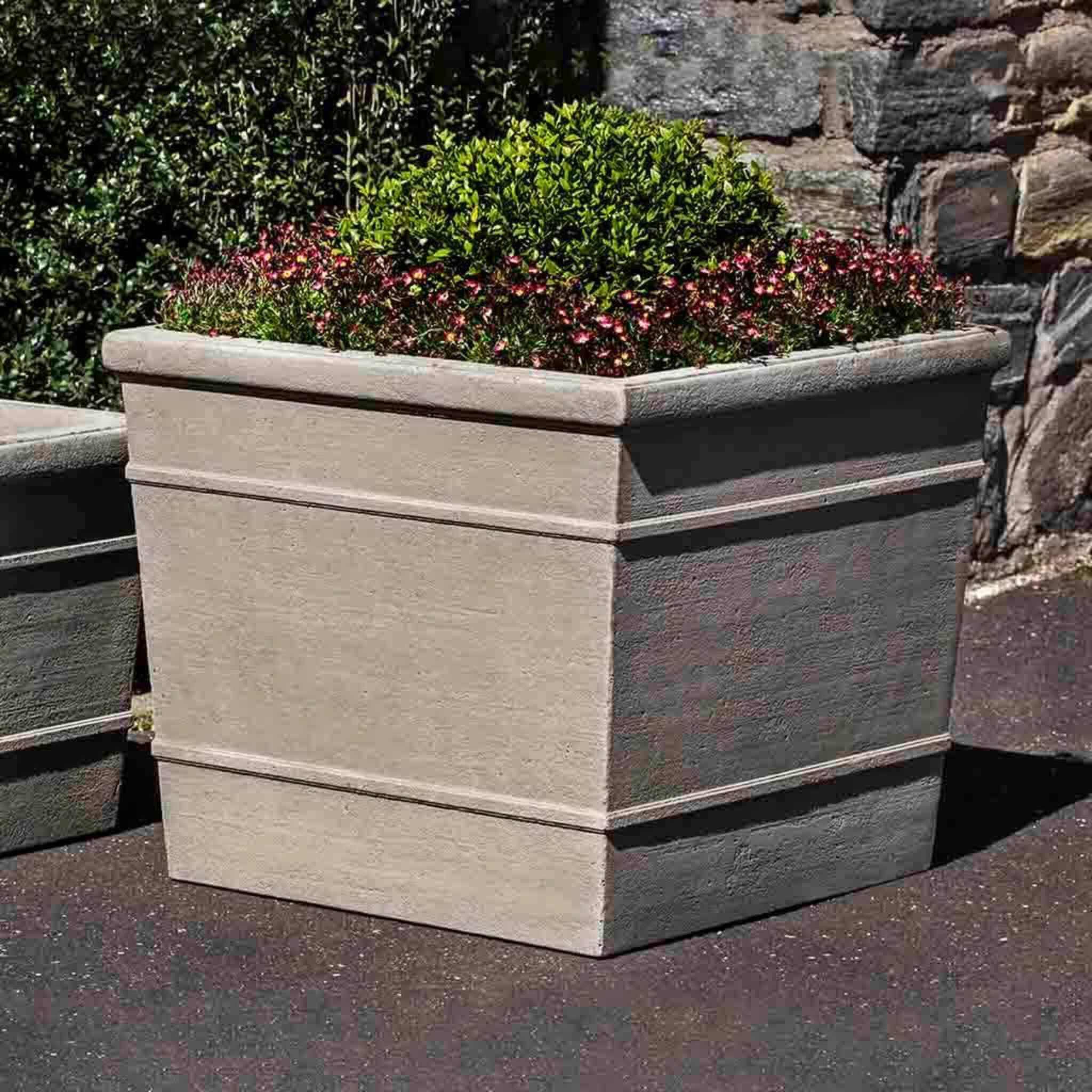Marin Large Concrete Box Planter - Campania #P736