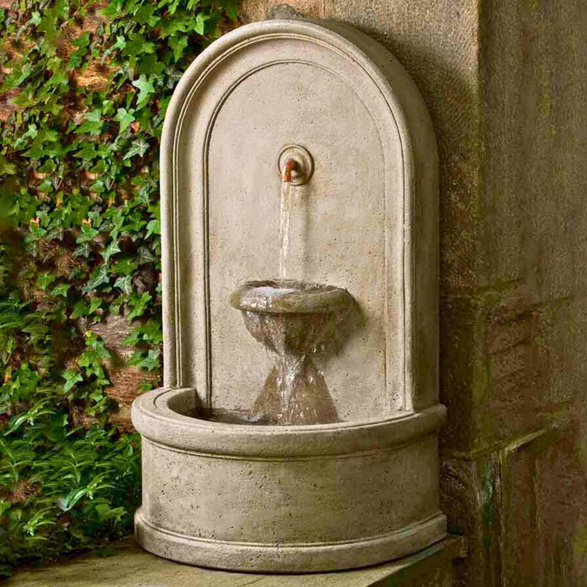 Colonna Concrete Wall Fountain - Campania #FT195