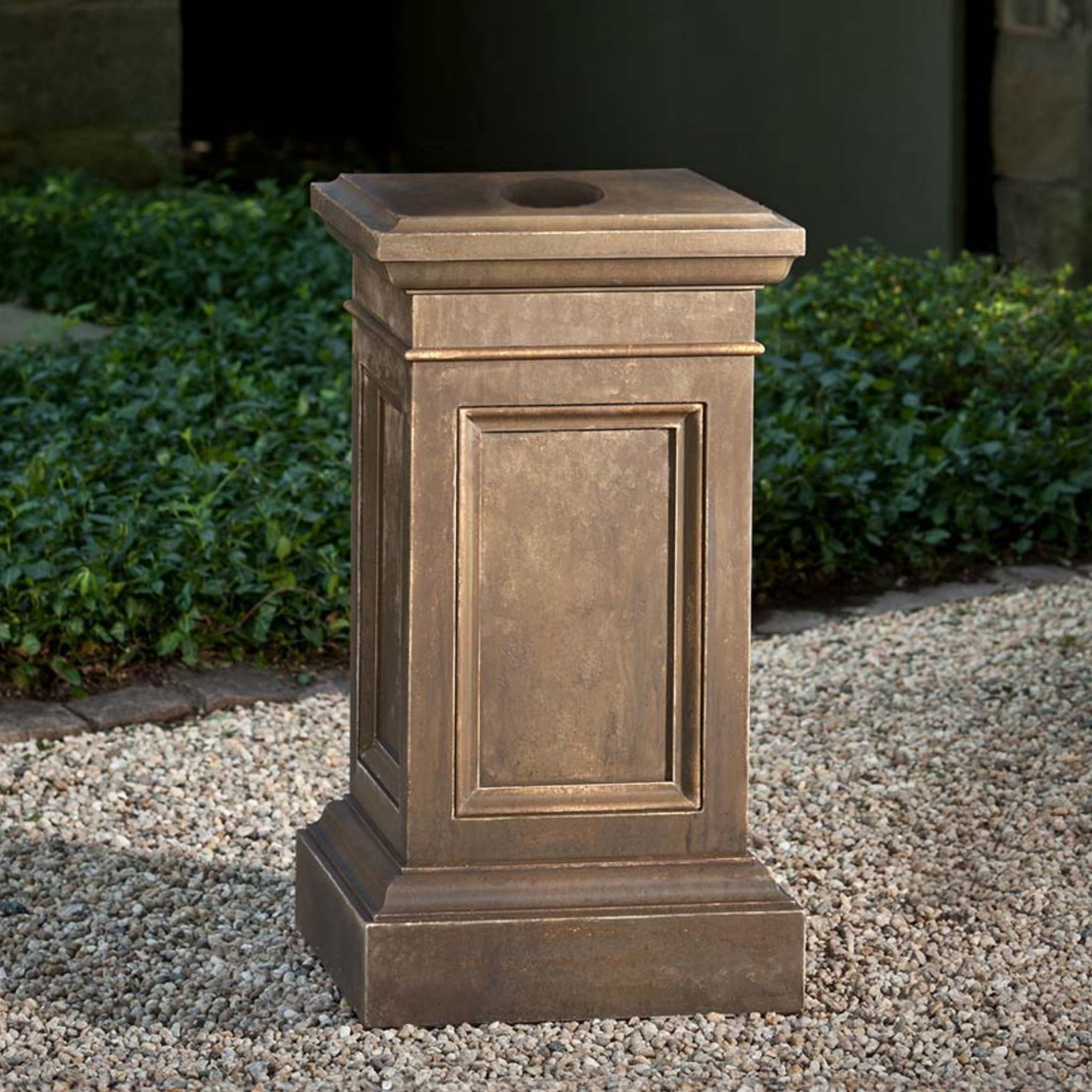 Coachhouse Concrete Planter Pedestal - Campania #PD191