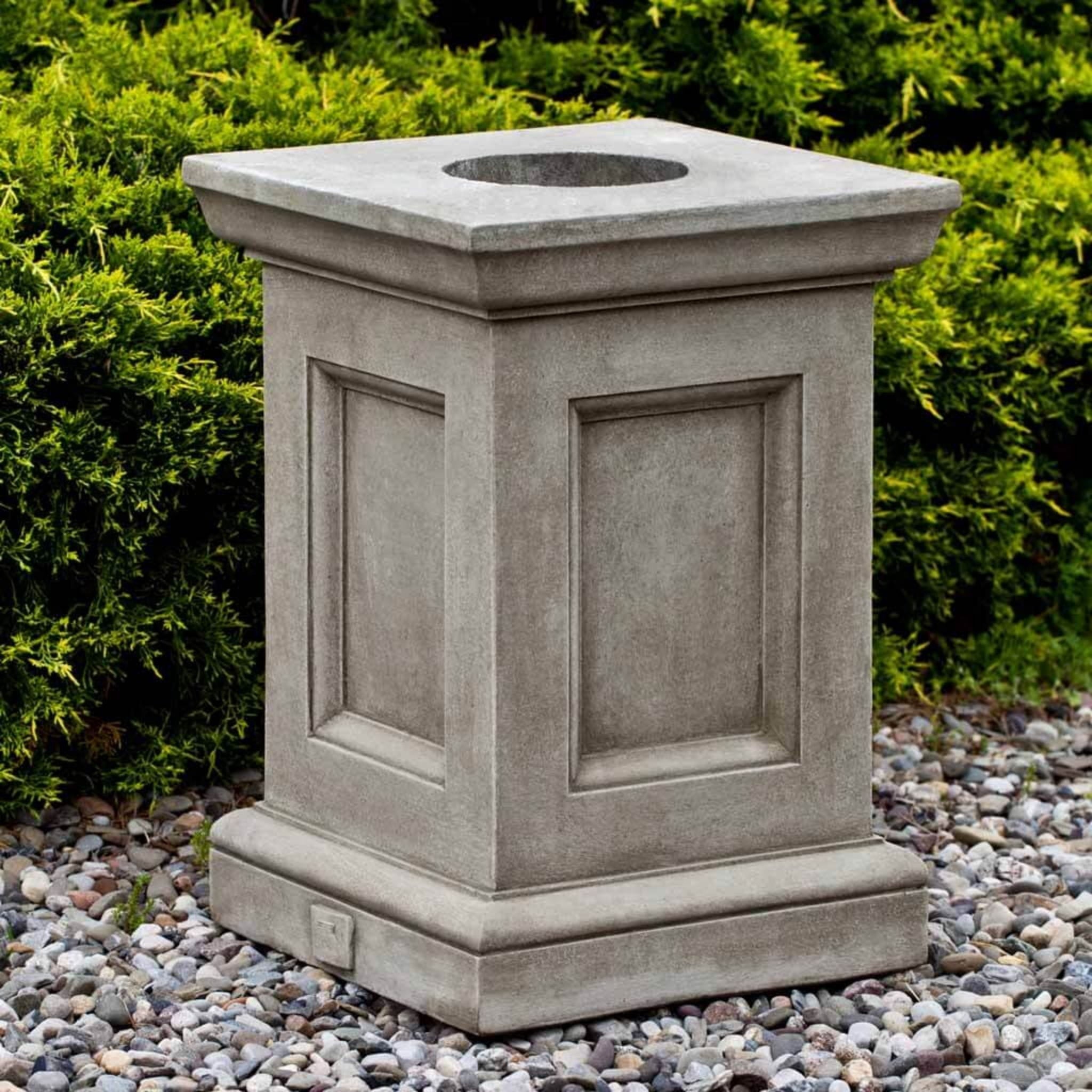 Barnett Concrete Planter Pedestal - Campania #PD198