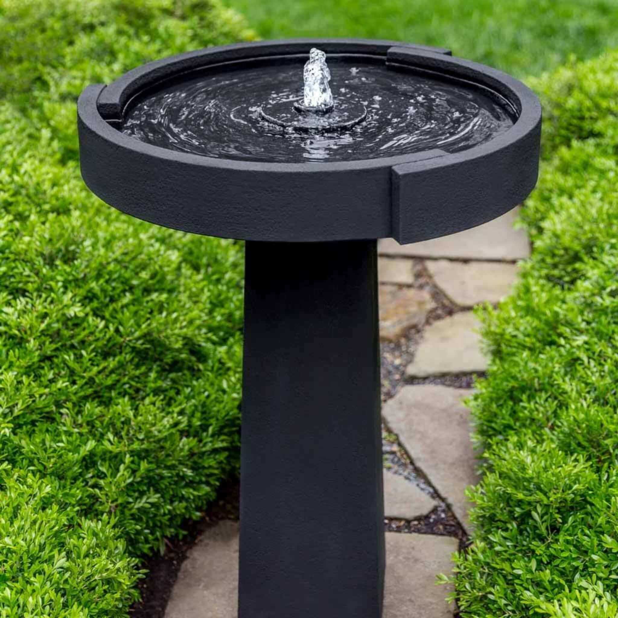 Concept Concrete Birdbath Fountain - Campania #FT336