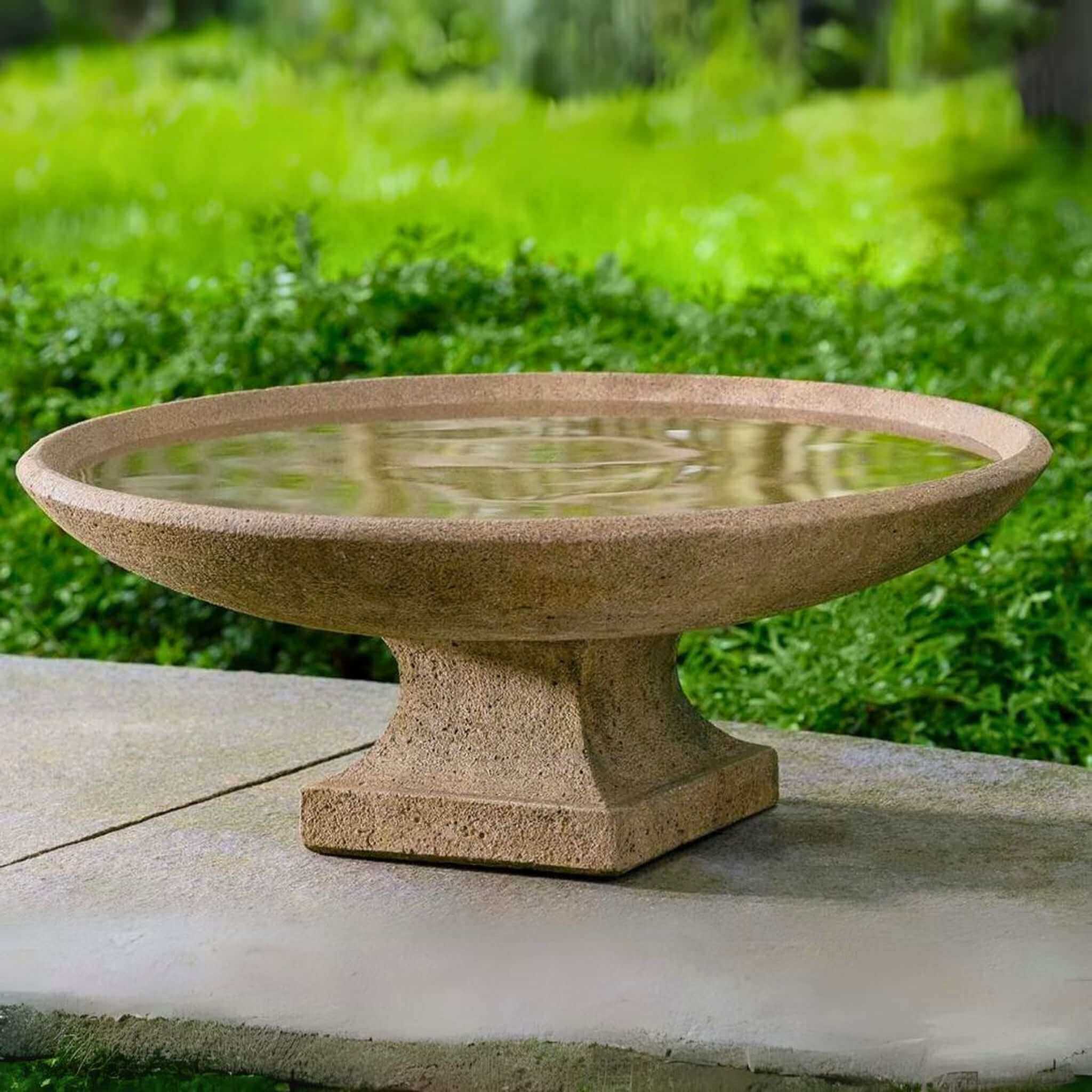 Sonora Concrete Bird Bath - Campania #B202