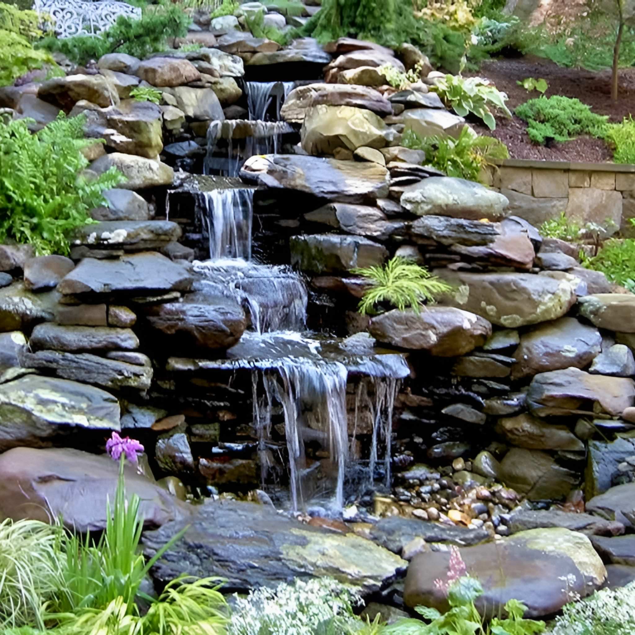 Elite Extra Large Pondless Waterfall Kit Blue Thumb