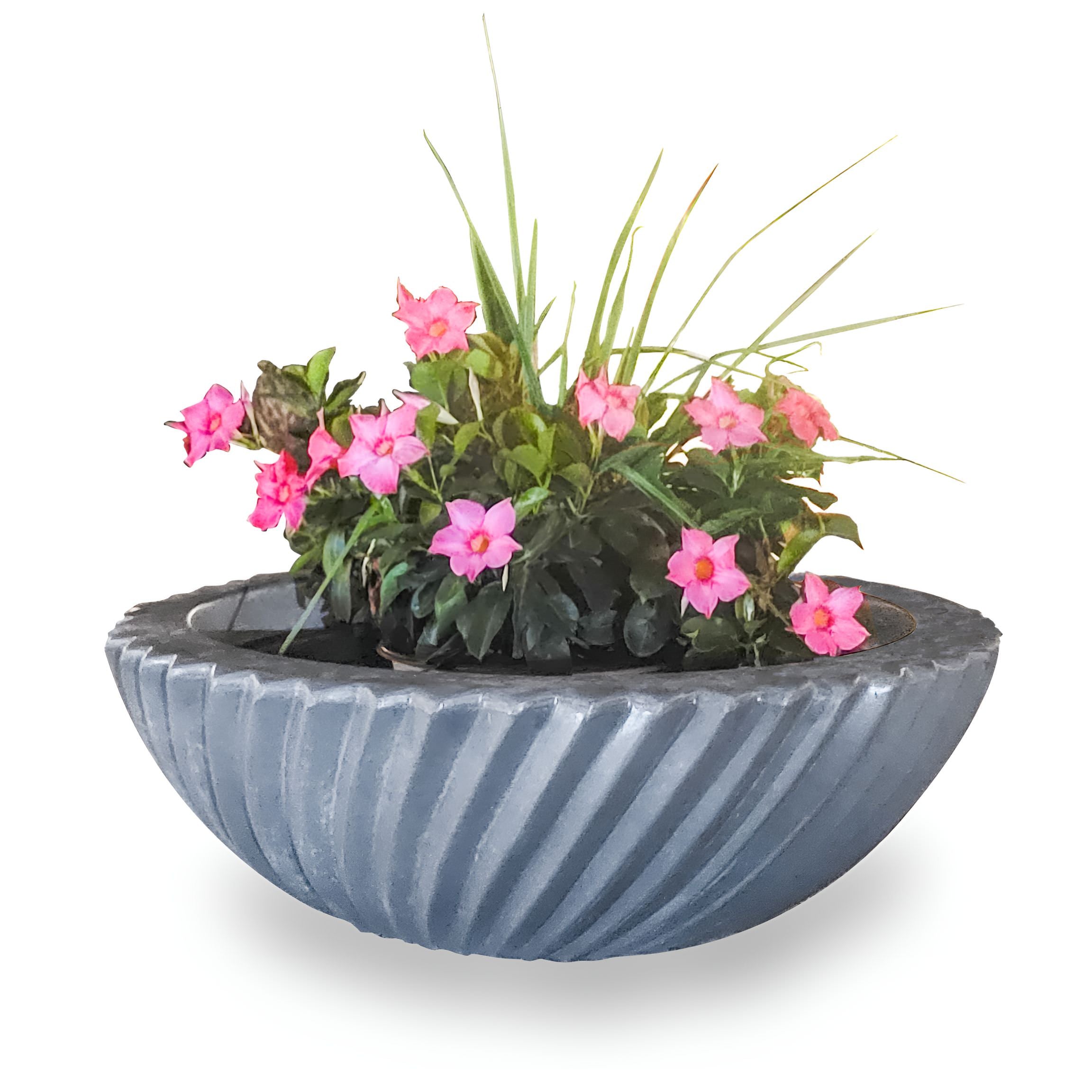 large bowl planter pots Sedona 2.0 Concrete Planter Bowl