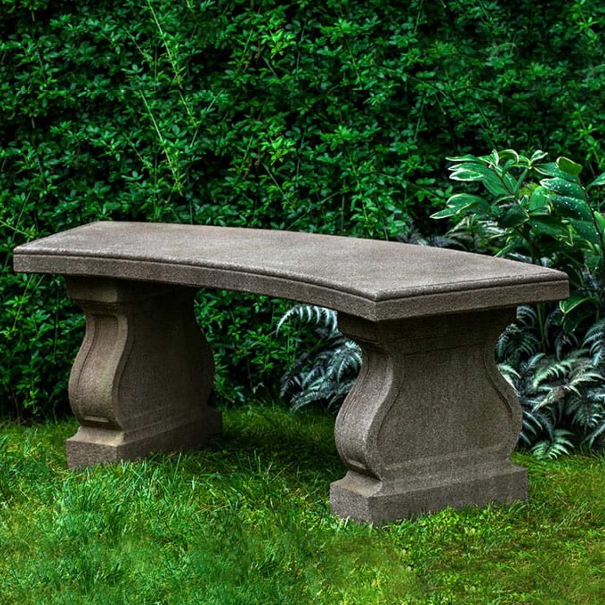 Arles Concrete Outdoor Bench Campania