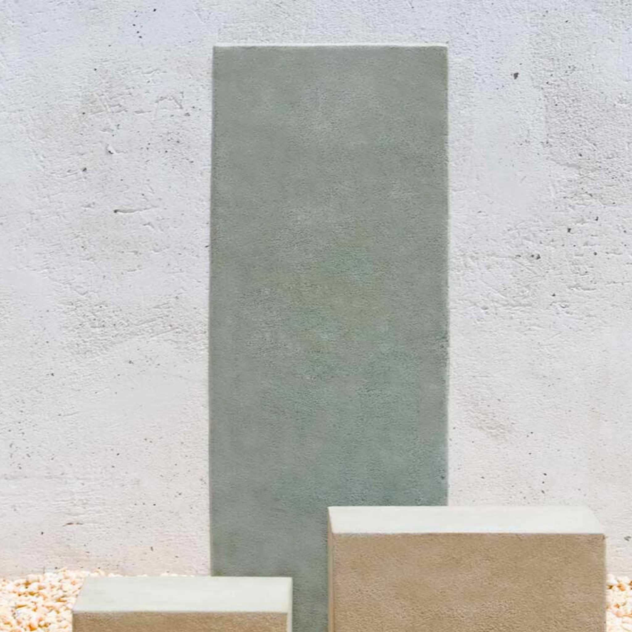 Square Tall Concrete Planter Pedestal - Campania #PD154