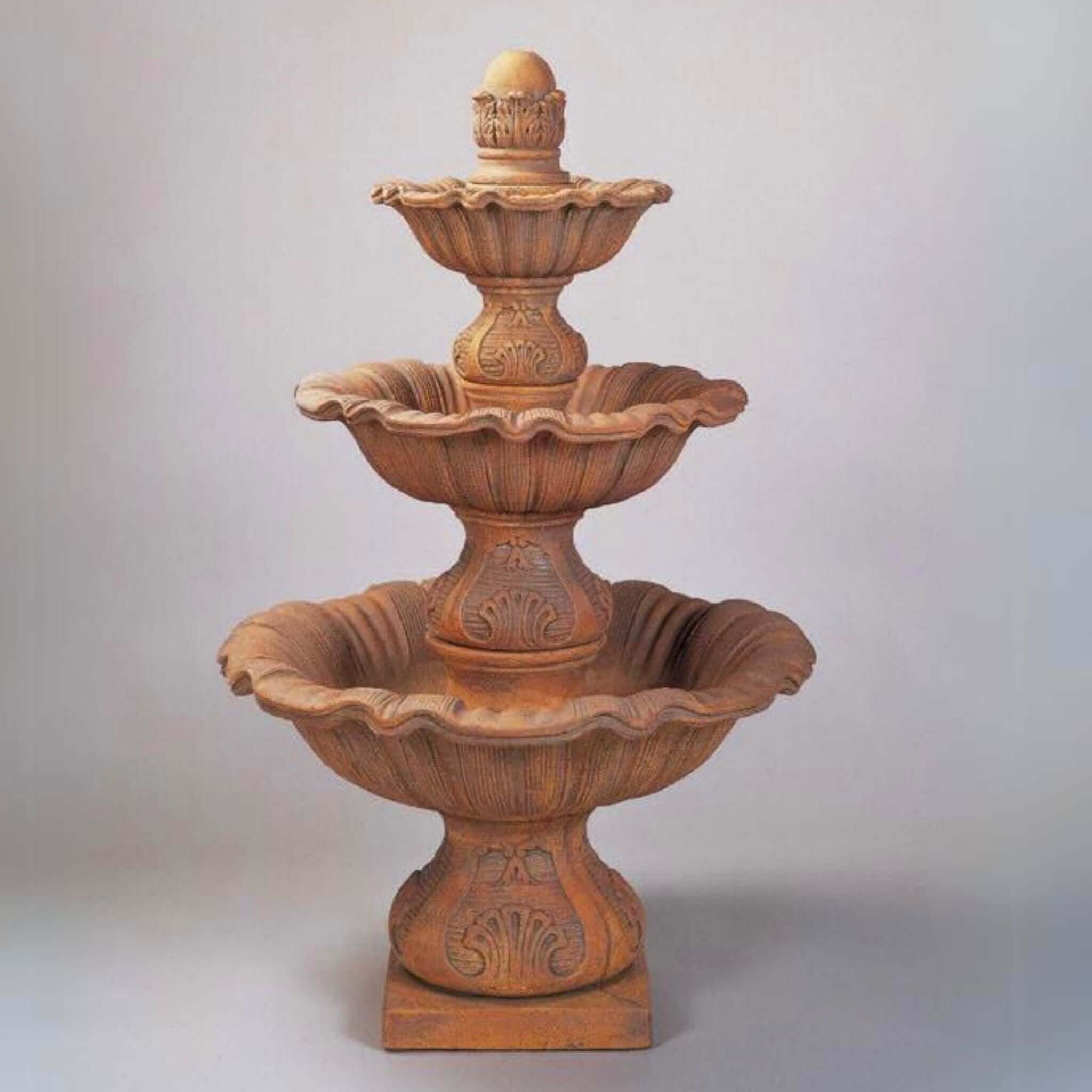 Regina 3-Tier Concrete Fountain - Giannini #1027