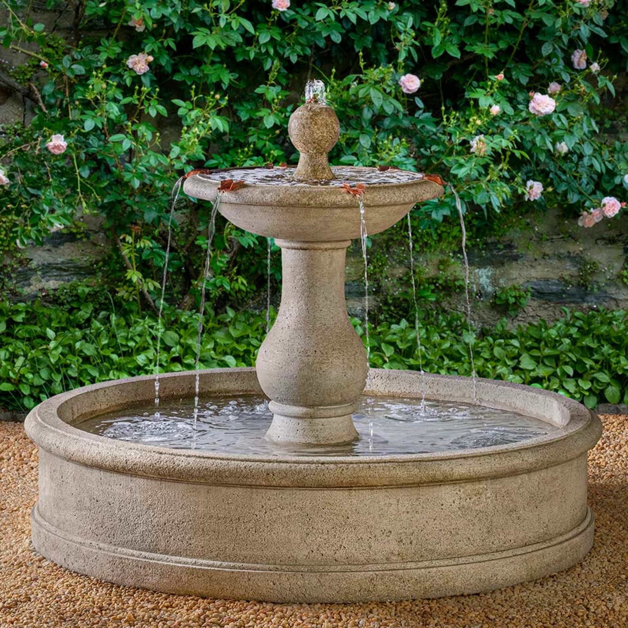 Delacorte Concrete Pond Fountain - Campania #FT438