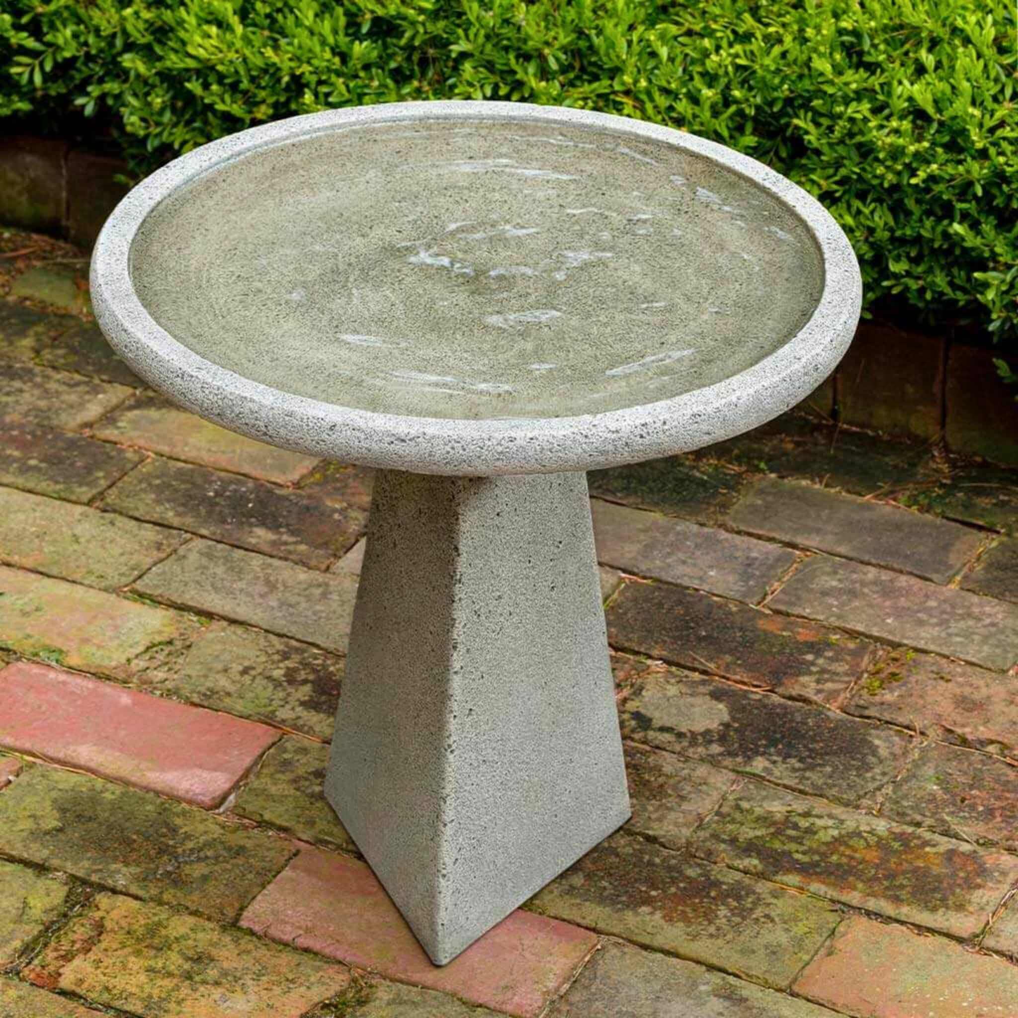 Aspire Small Concrete Bird Bath - Campania #B195