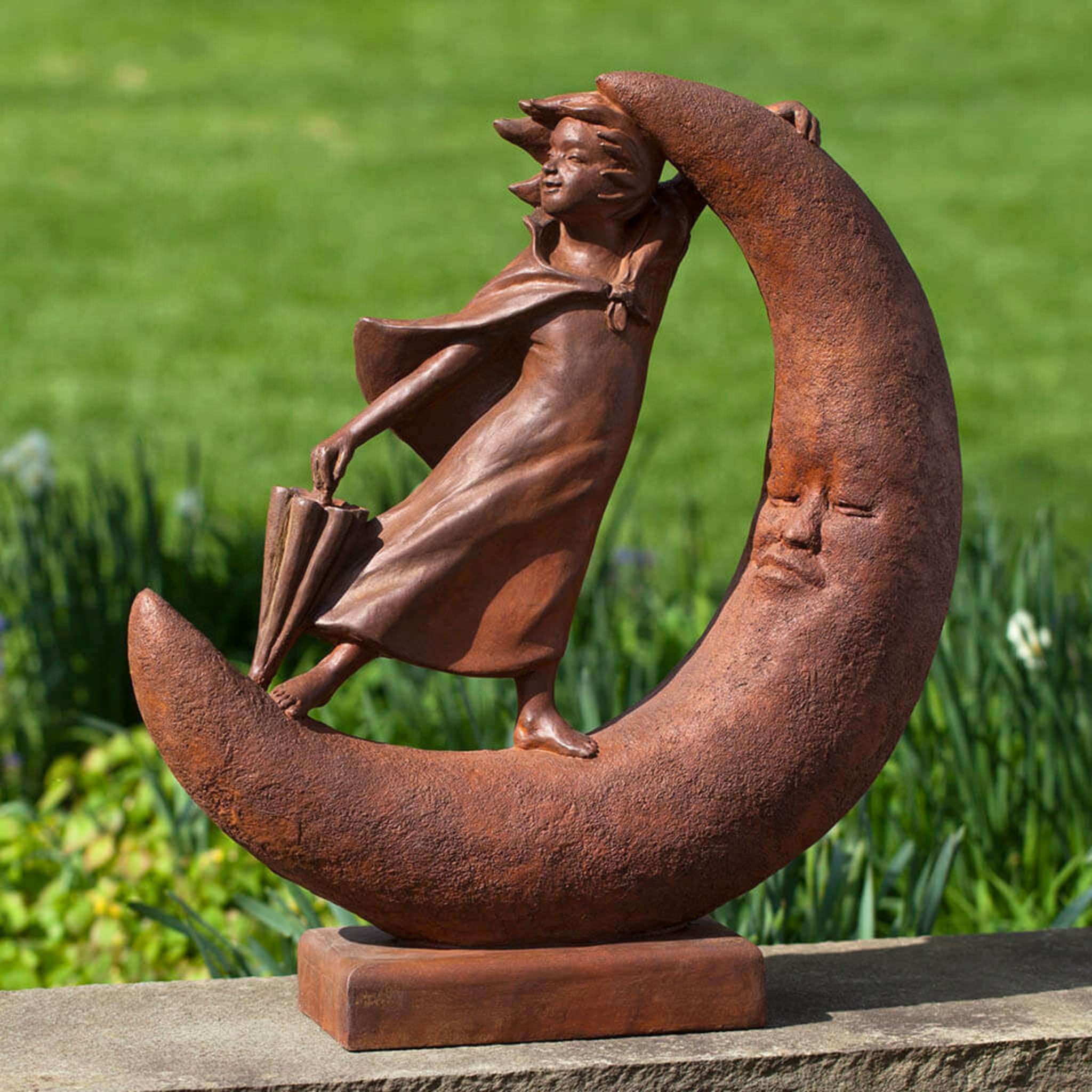 Once Upon a Moon Concrete Garden Statue - Campania #S491