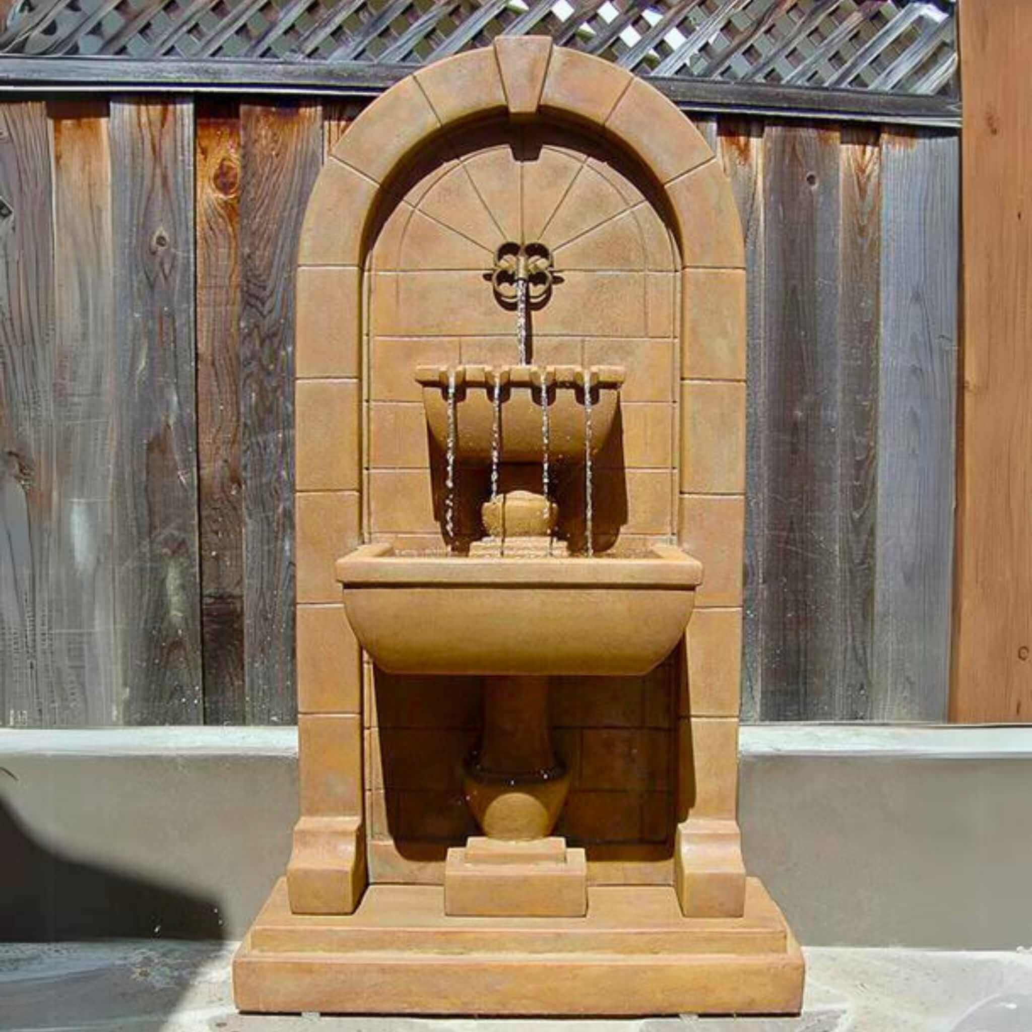 Monterosso Concrete Wall Fountain - Giannini #1620