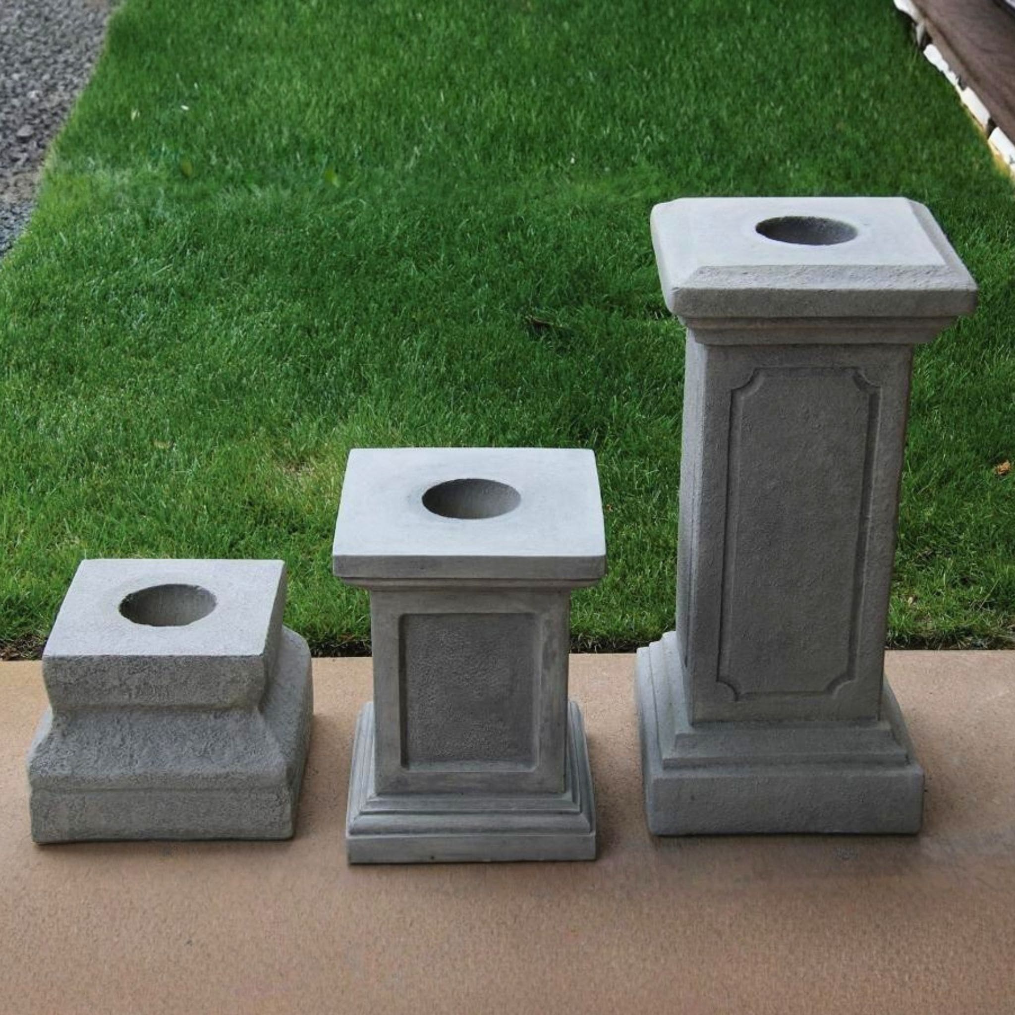 Square Concrete Pedestals - Massarellis - 8240 - 8110 - 8115