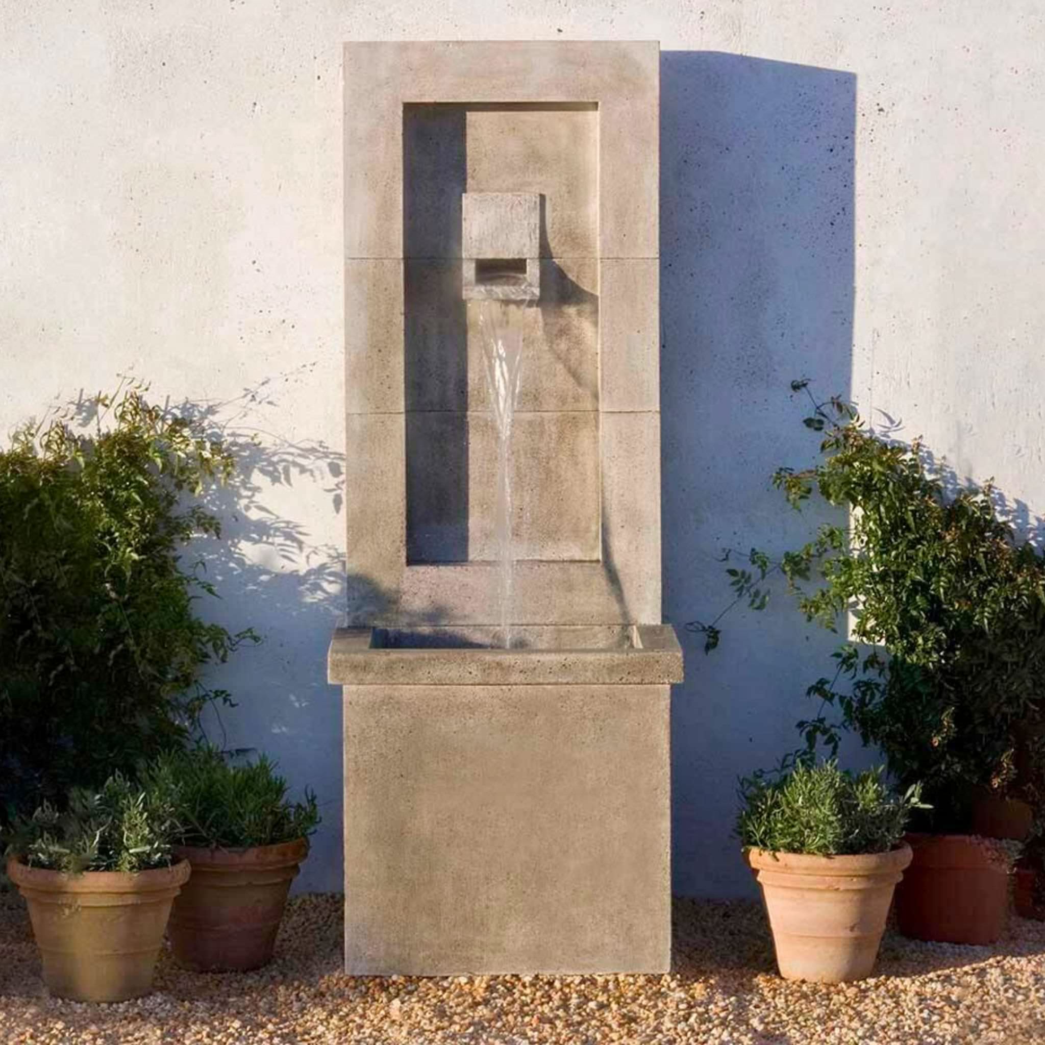 Moderne Concrete Wall Fountain - Campania #FT118