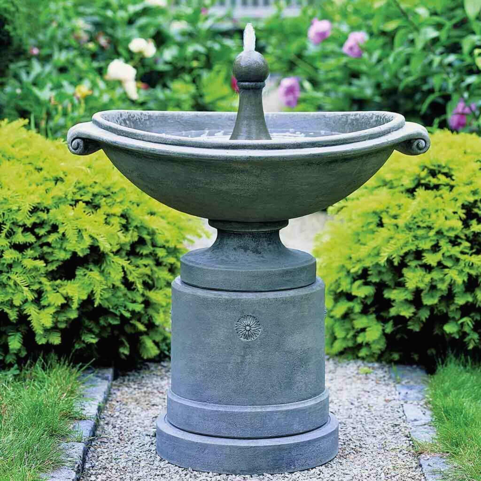 Medici Ellipse Concrete Fountain - Campania #FT53