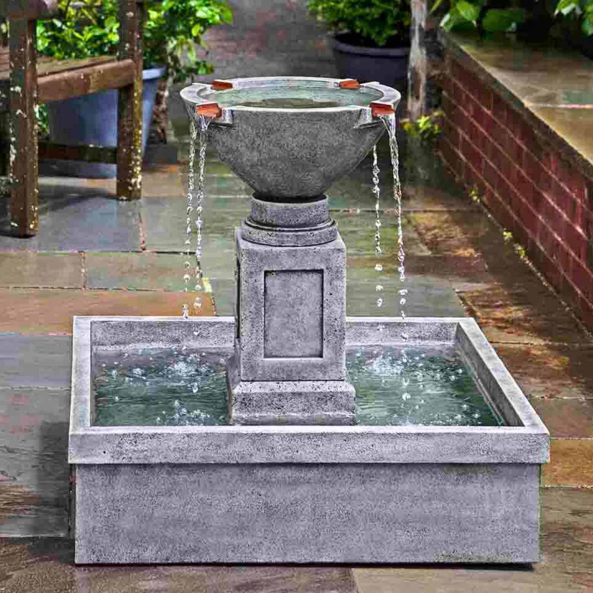 Rittenhouse Concrete Fountain - Campania #FT277
