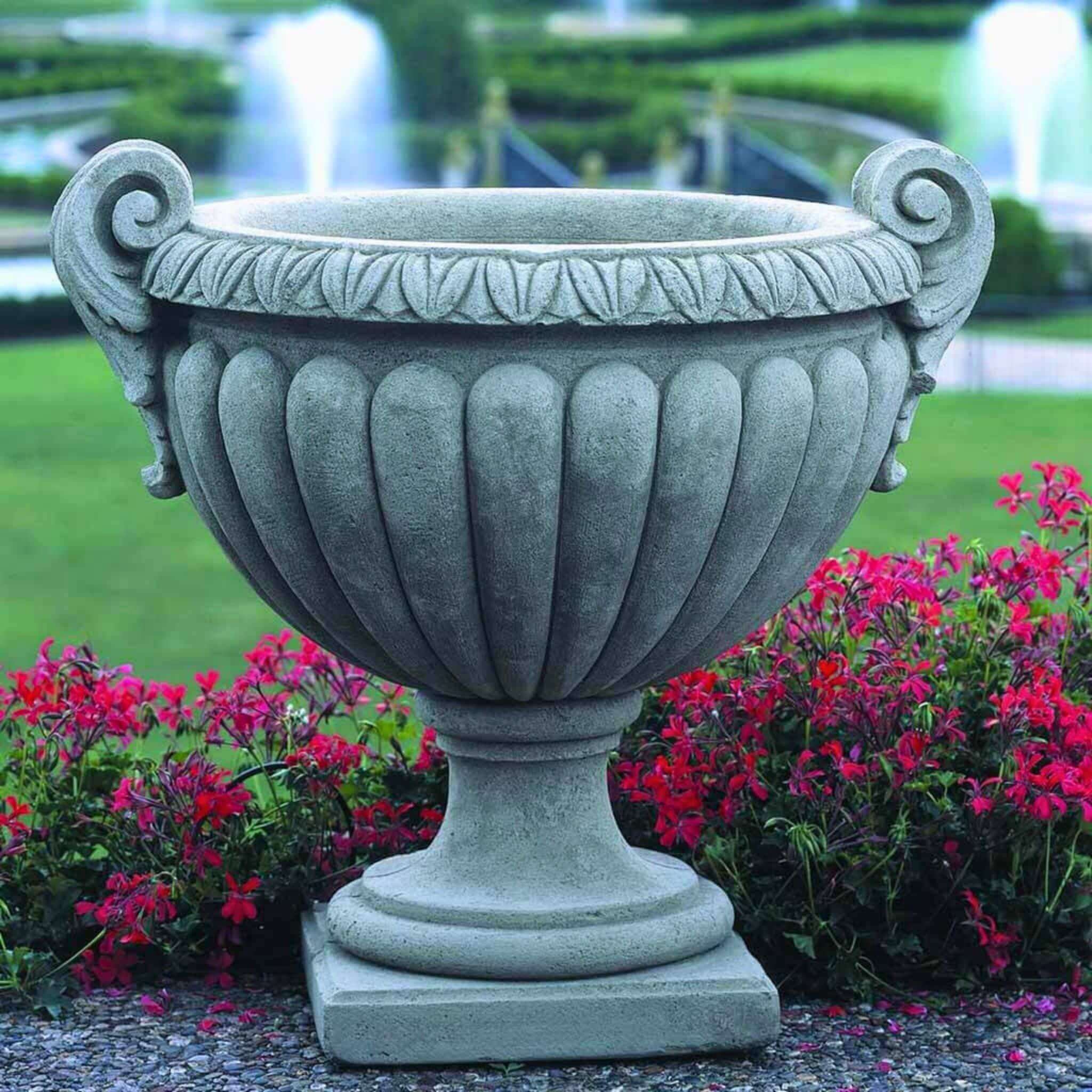 urn planter pots Campania International Longwood Volute Urn
