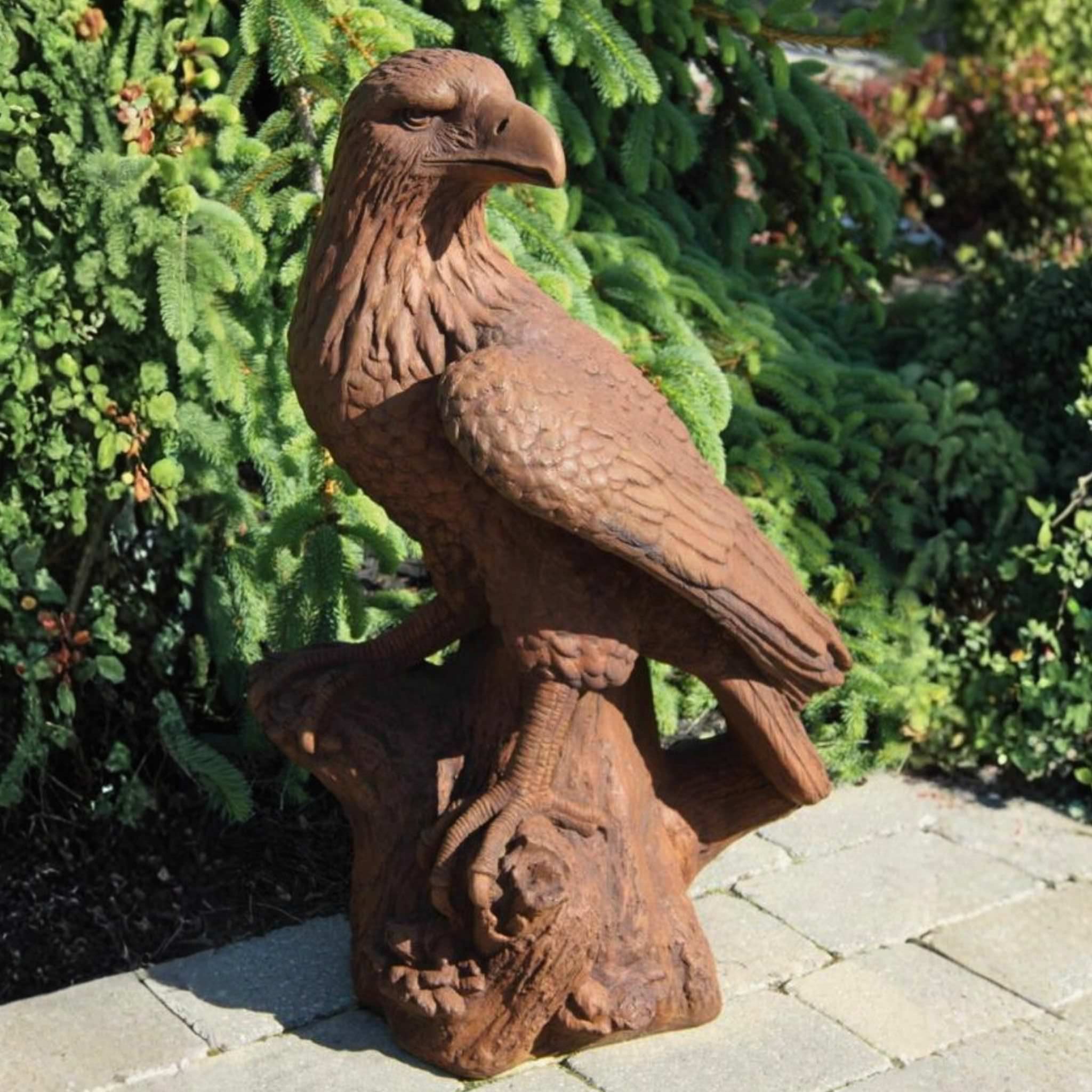 Large Eagle Patriotic Concrete Garden Statue - Massarellis #2076