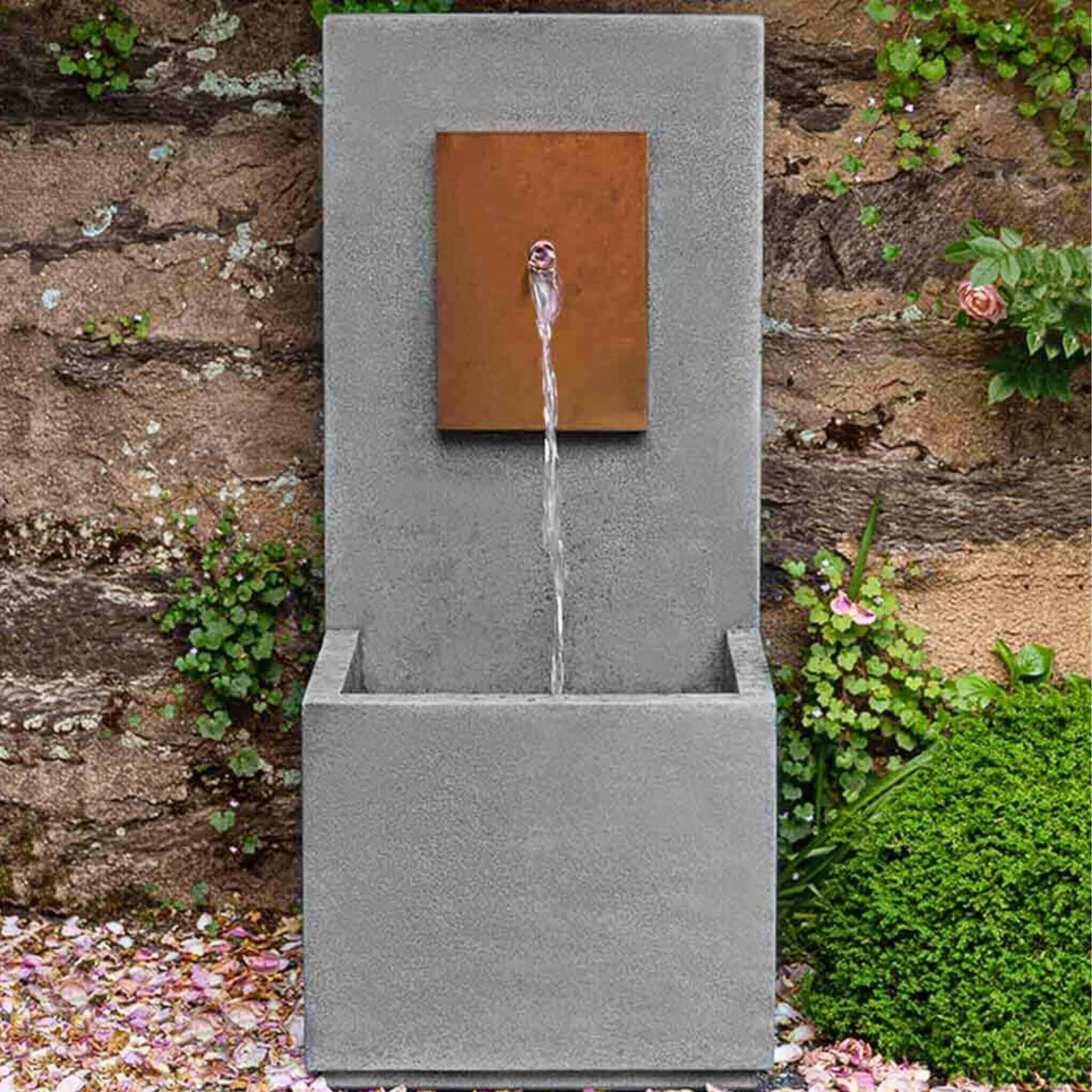 The MC 4 Concrete Wall Fountain - Campania #FT339