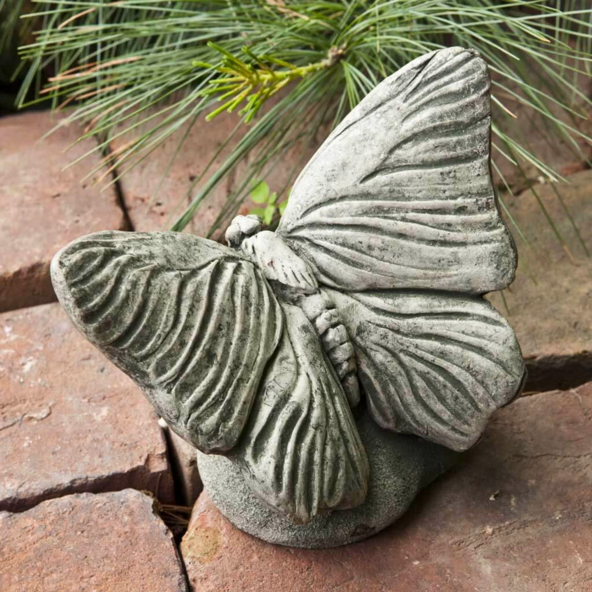 Butterfly Concrete Garden Statue - Campania #A396