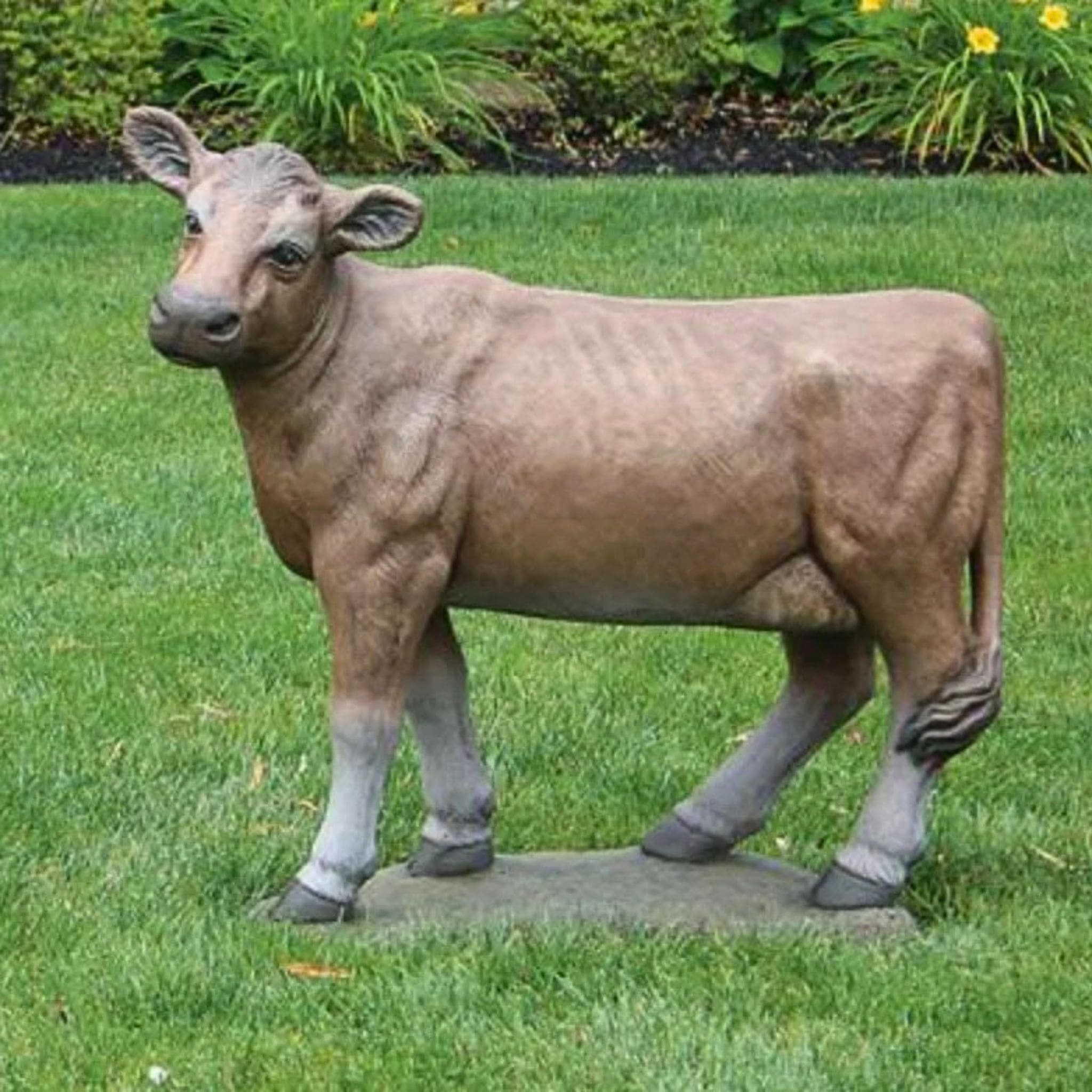 Cow Concrete Garden Statue - Massarellis #2080 Farmhouse Decor