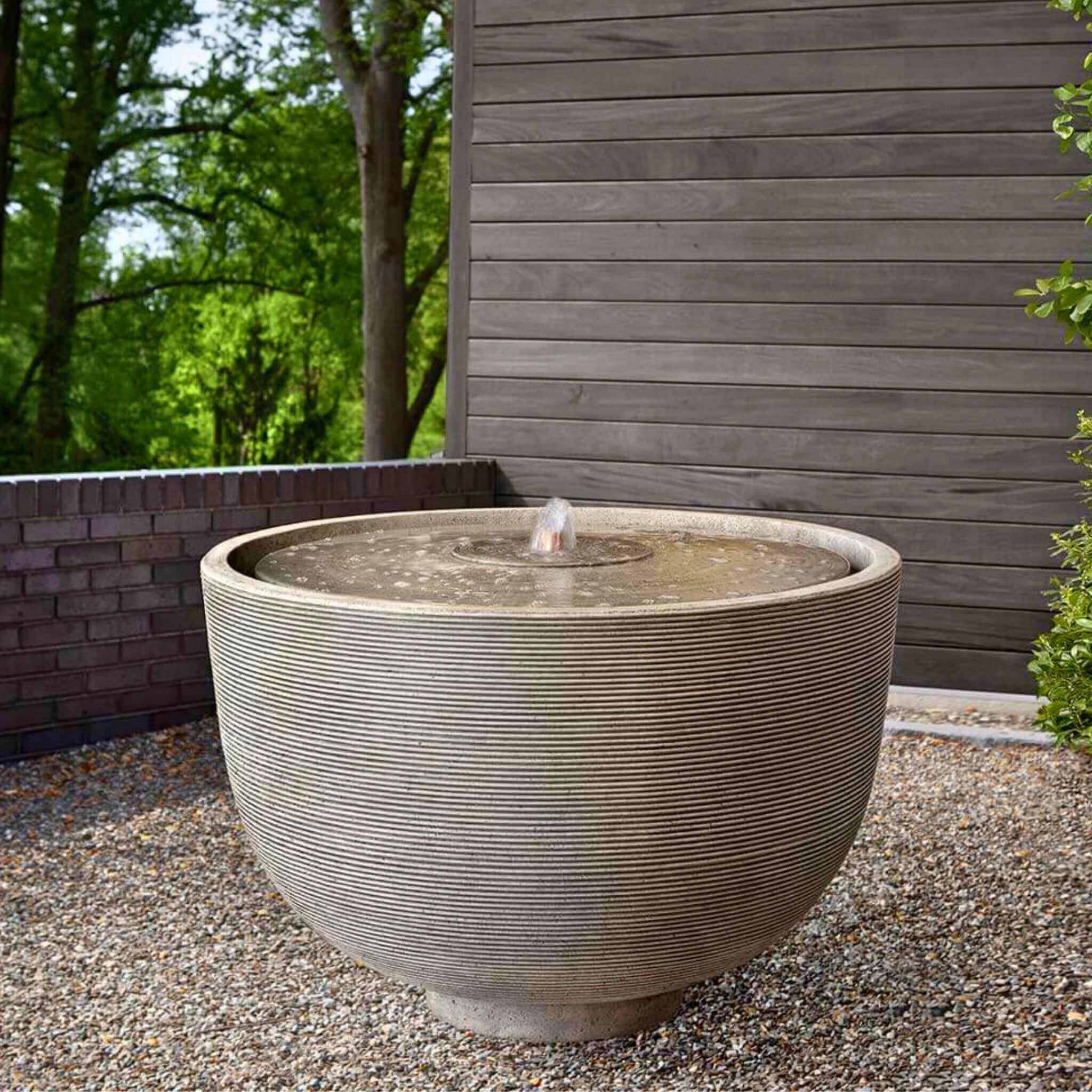 Alta Girona Concrete Bowl Fountain - Campania #FT395