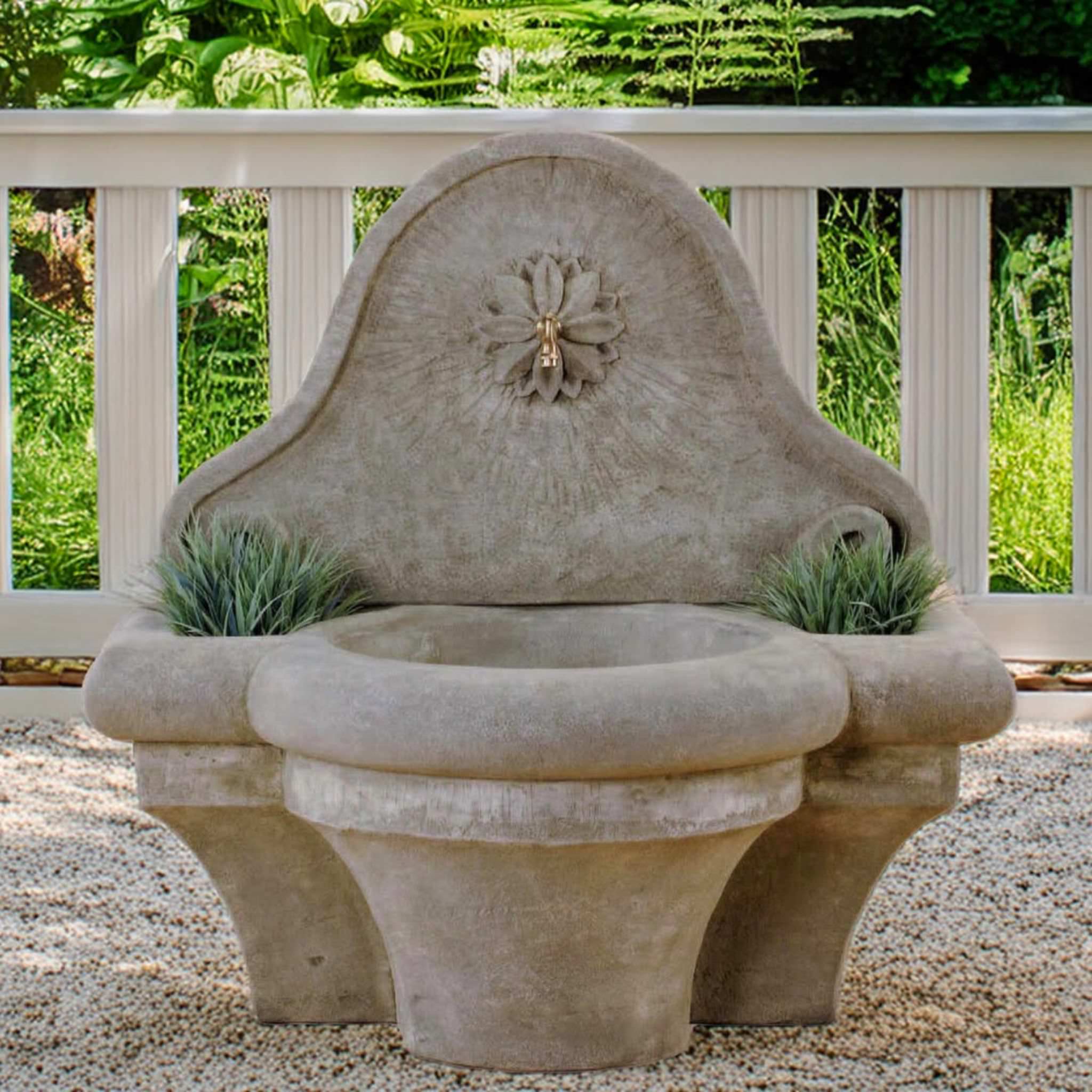 Provence Concrete Wall Fountain - Giannini #1222