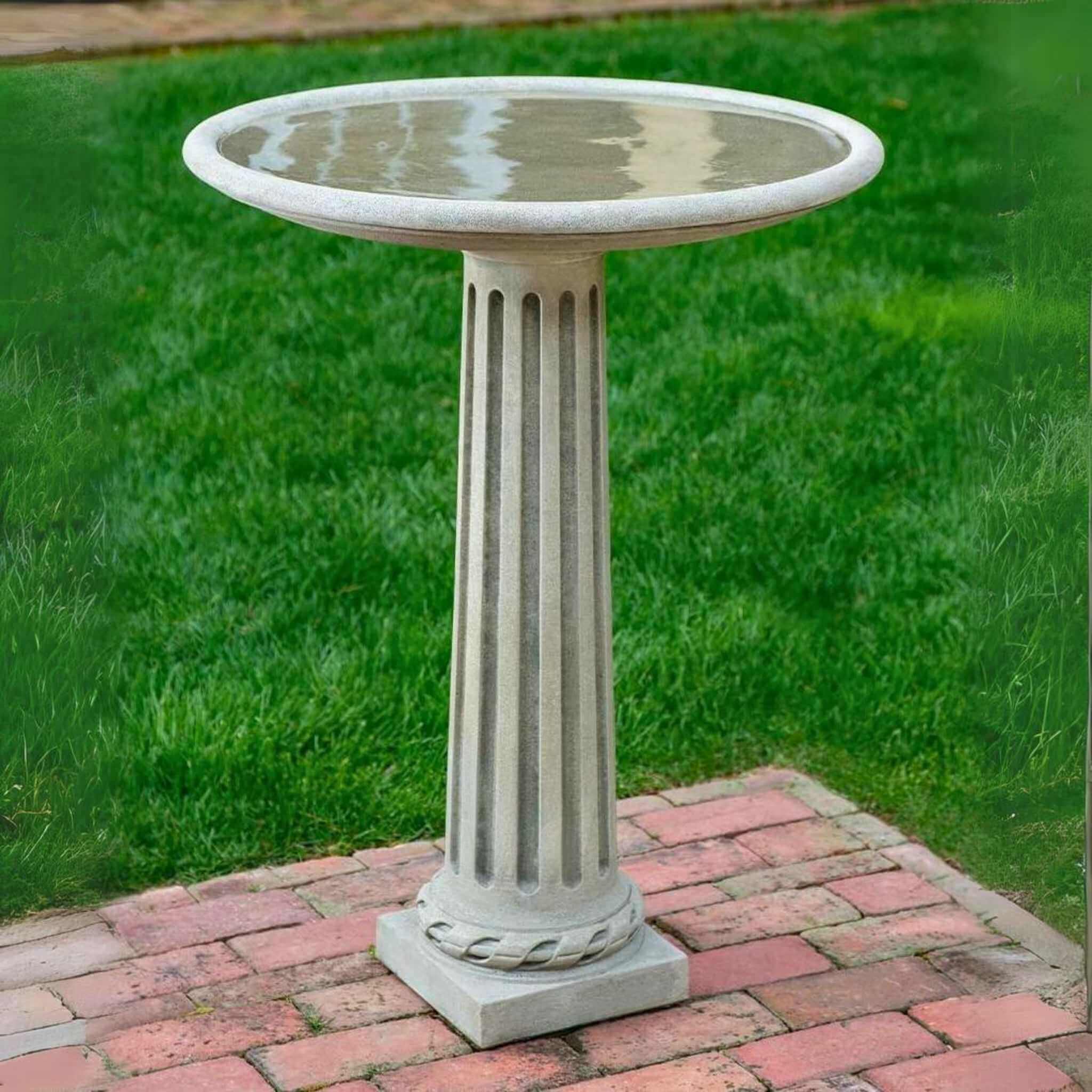 Empire Concrete Bird Bath - Campania #B198