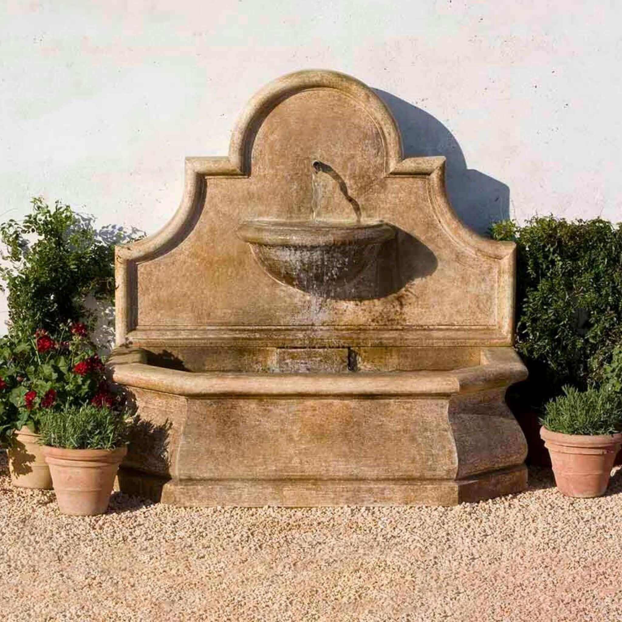 Andalusia Concrete Wall Fountain - Campania #FT120
