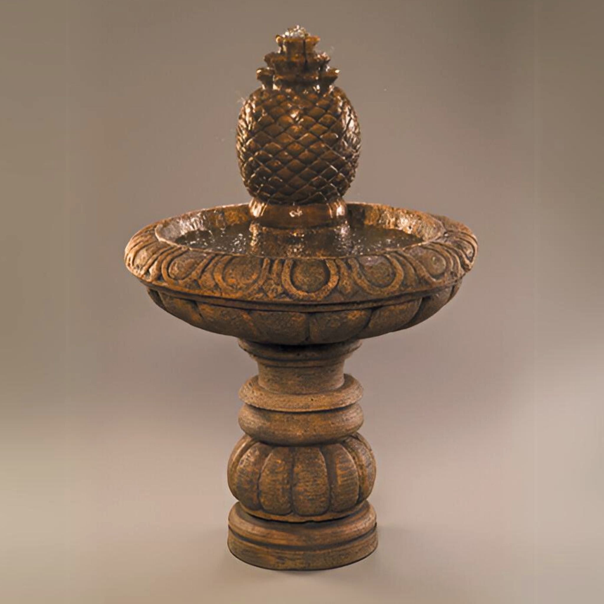 Romantica Pineapple Concrete Fountain - Fiore #261