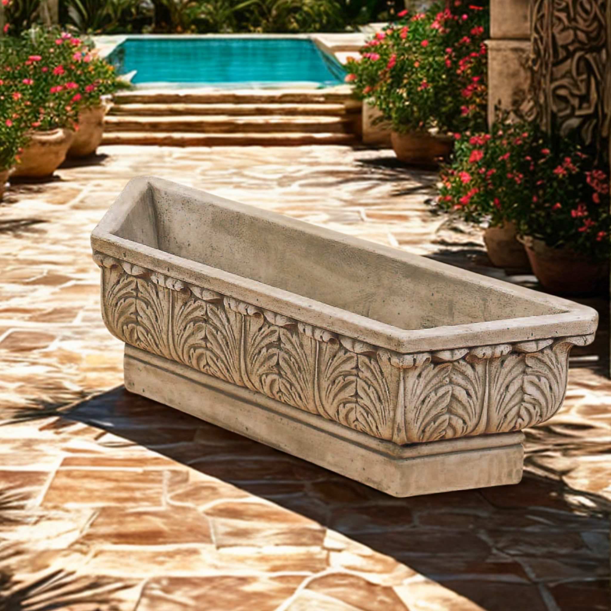 Murano Concrete Planter Box - Giannini #2085
