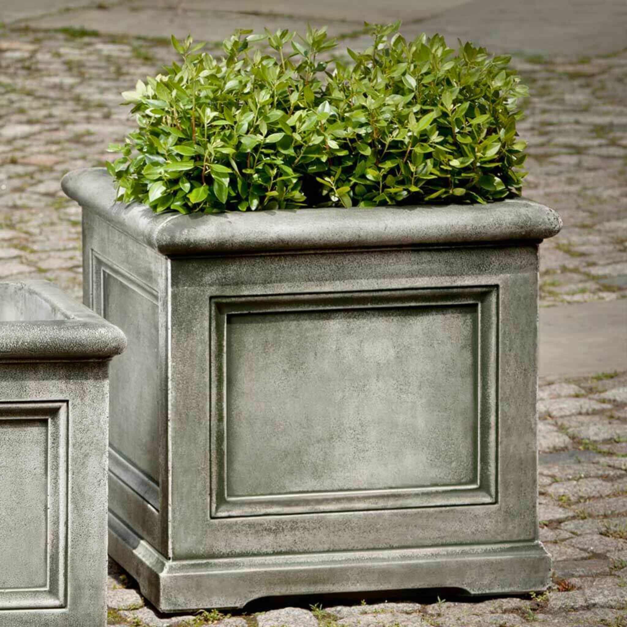 Orleans Large Concrete Box Planter - Campania #P603