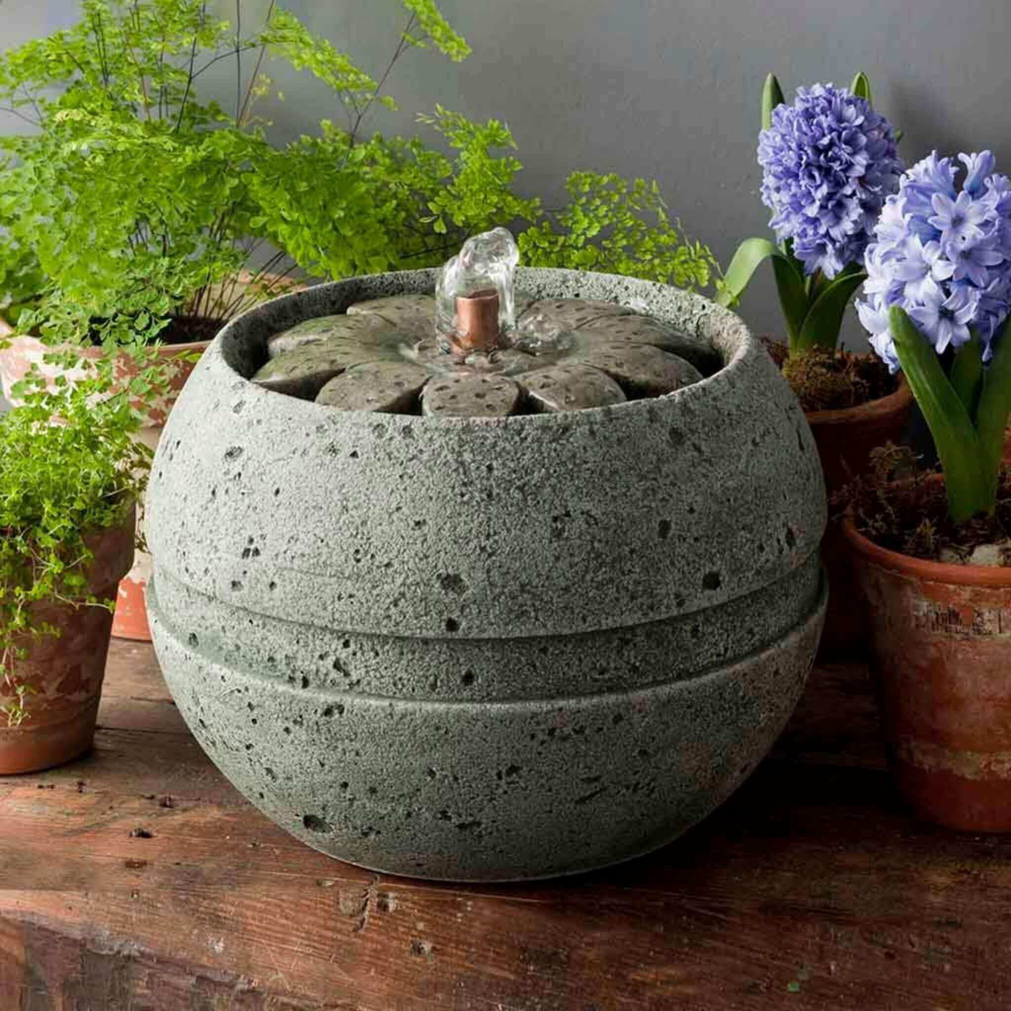 The Rosette M-Series Concrete Fountain - Campania #FT164